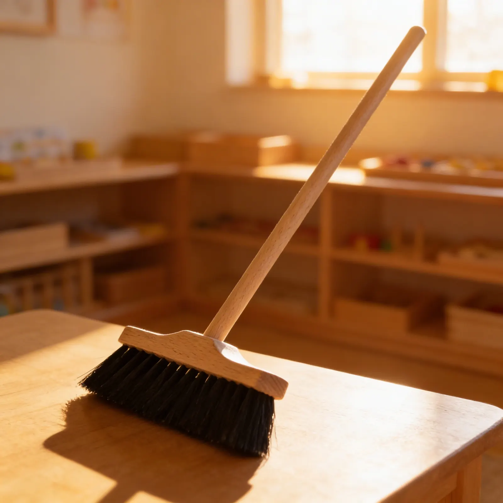 Vnútorná metla: mäkká čierna (49 cm): Pri použití