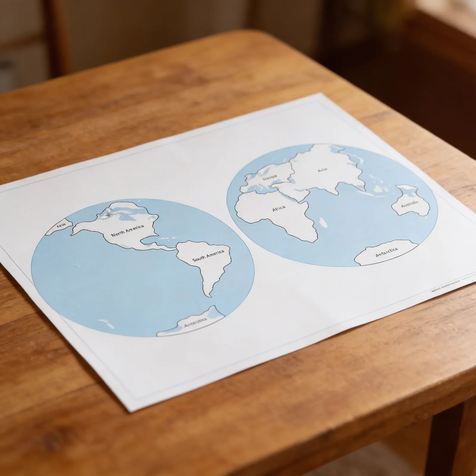 Kontrolná mapa sveta: S popiskami: Detailný pohľad
