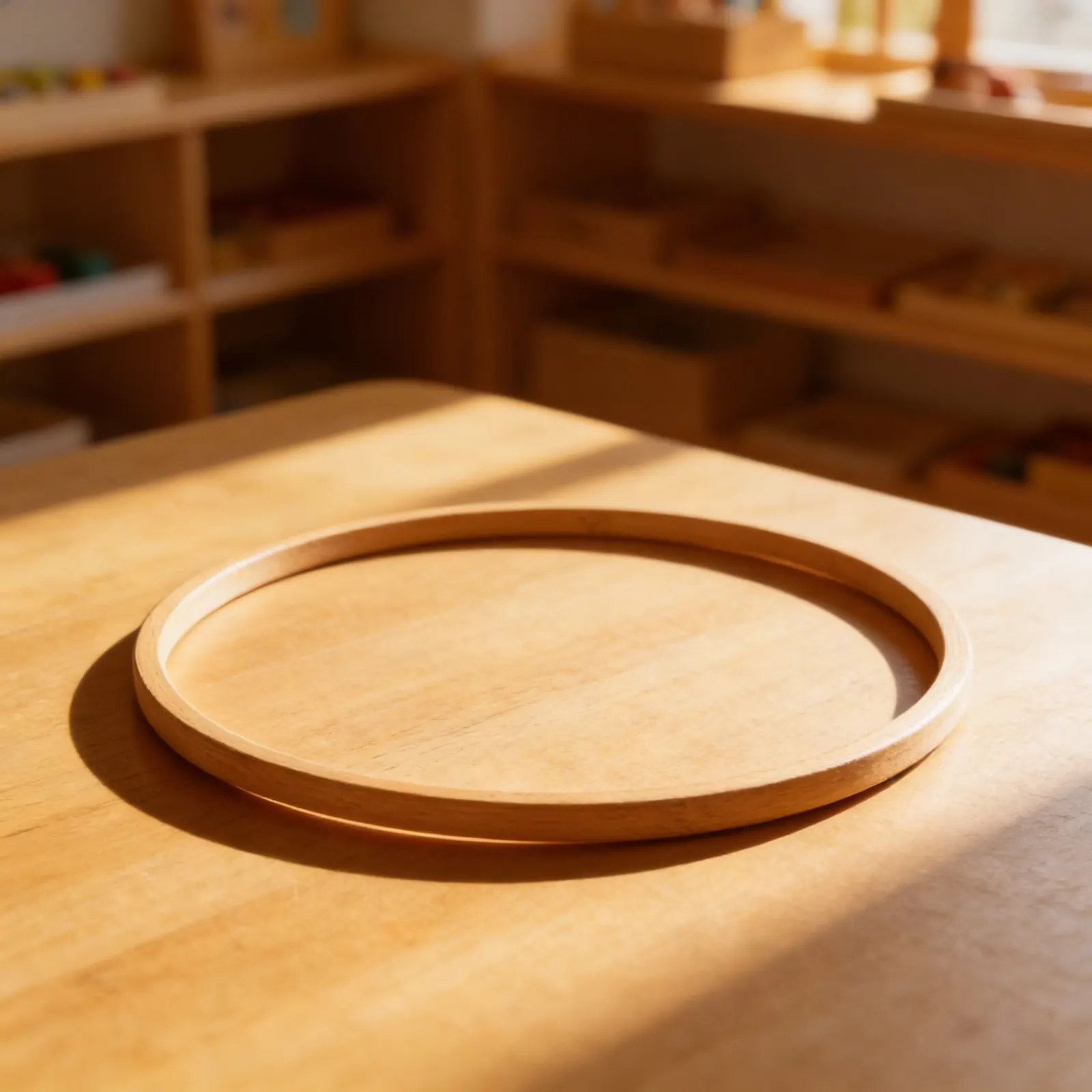 Hula Hoop: přírodní dřevo (60 cm): Dítě při učení