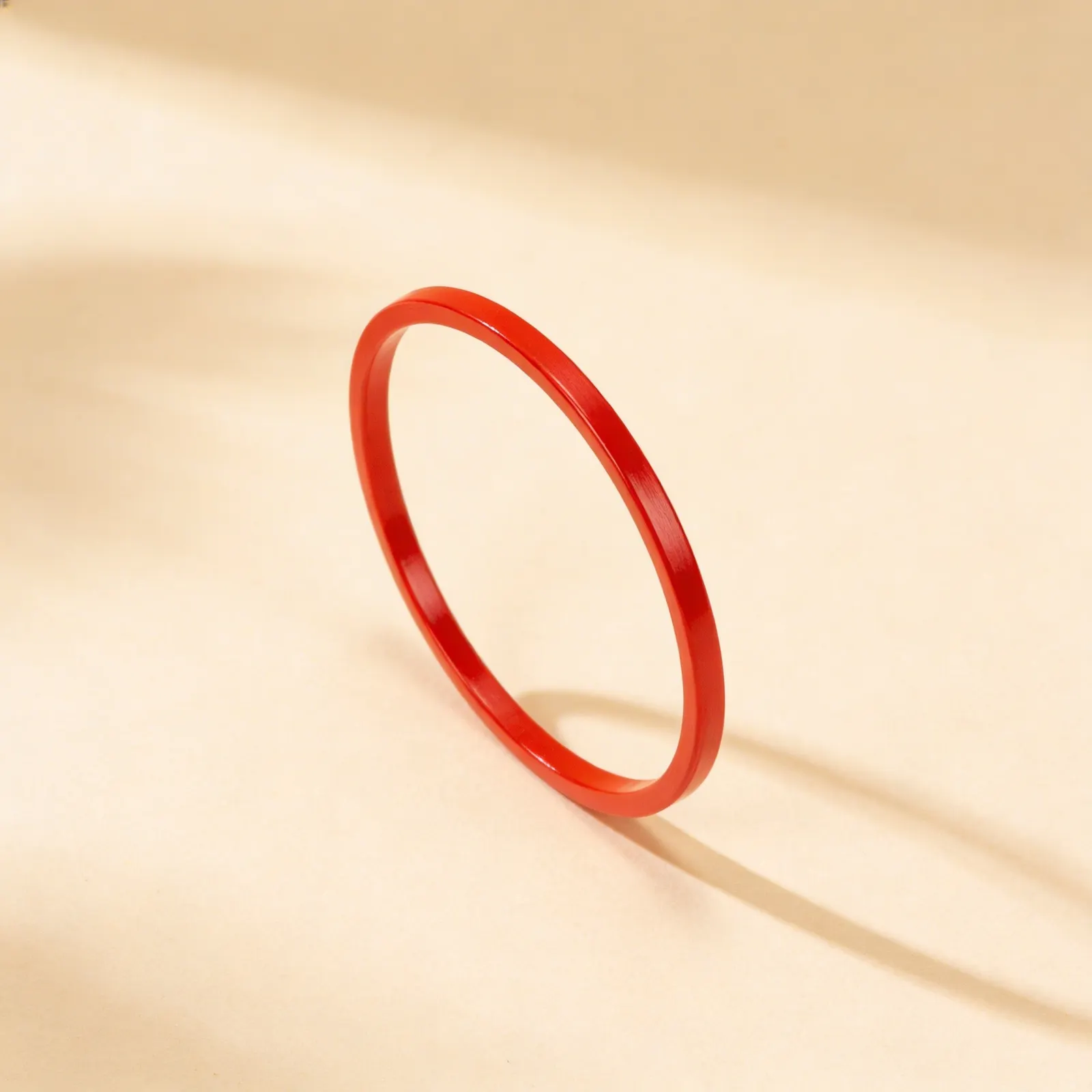 Hula Hoop: červený (30 cm): Boční pohled