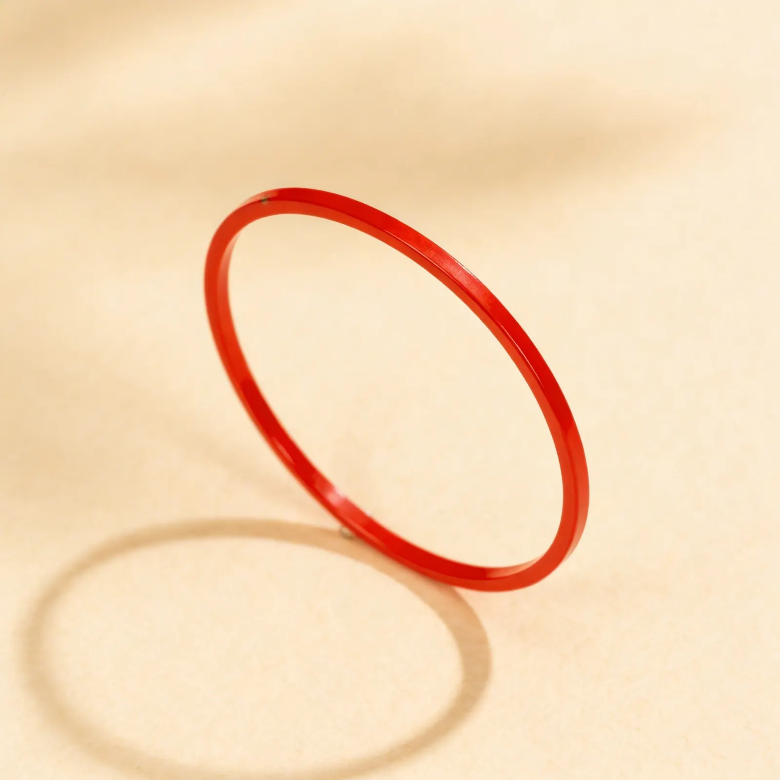 Hula Hoop: červený (45 cm): Boční pohled