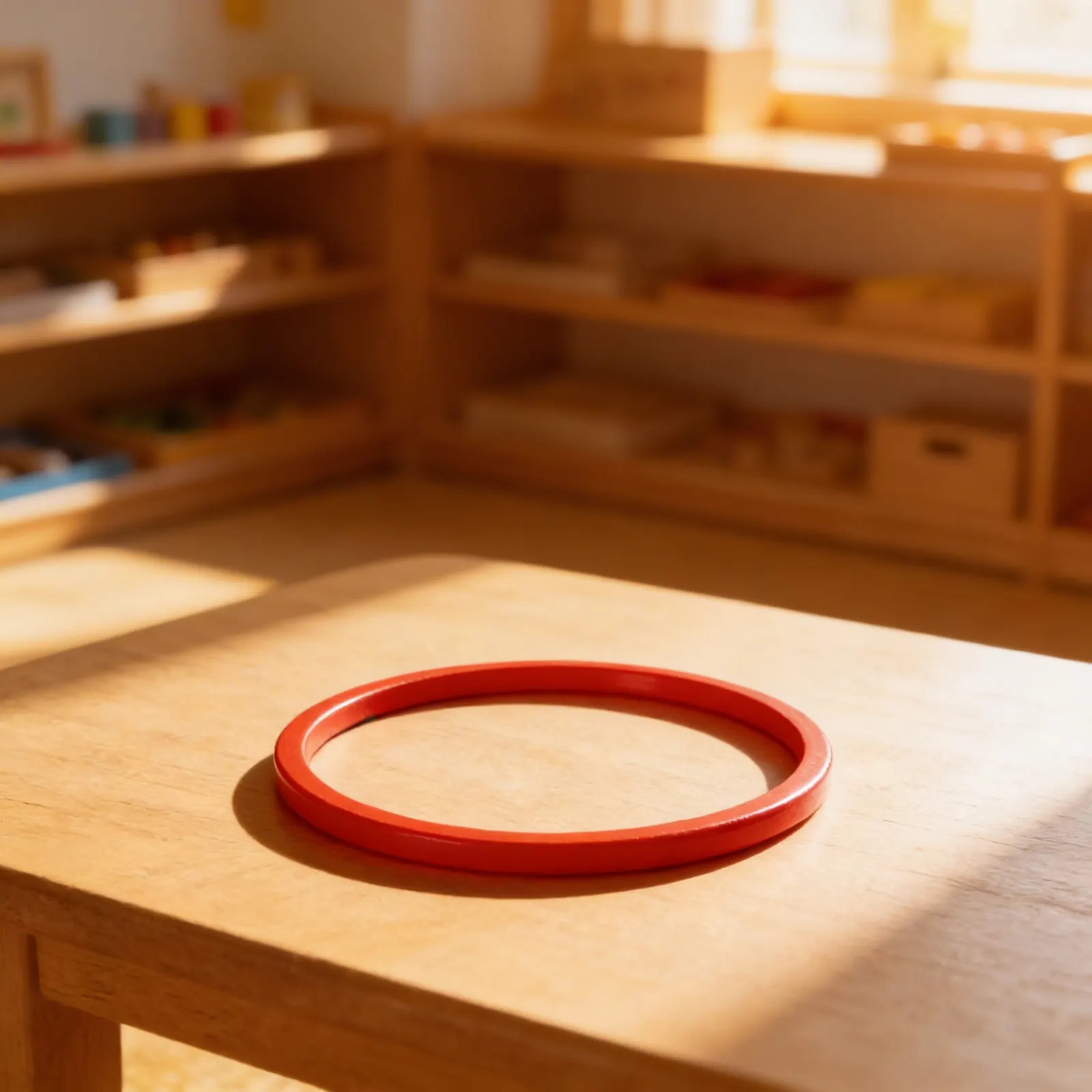 Hula Hoop: červený (45 cm): Dítě při učení