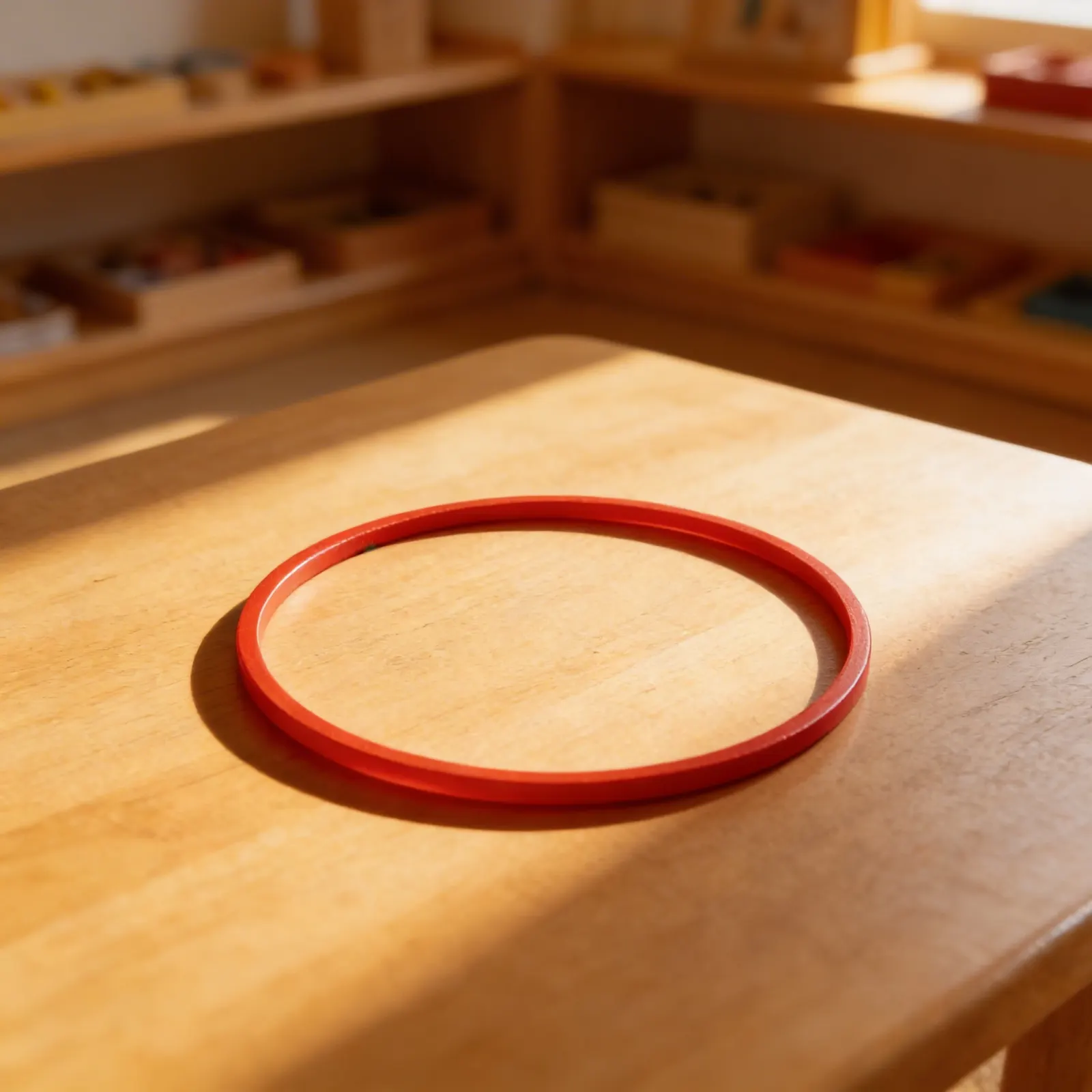 Hula Hoop: červený (60 cm): Dieťa pri učení