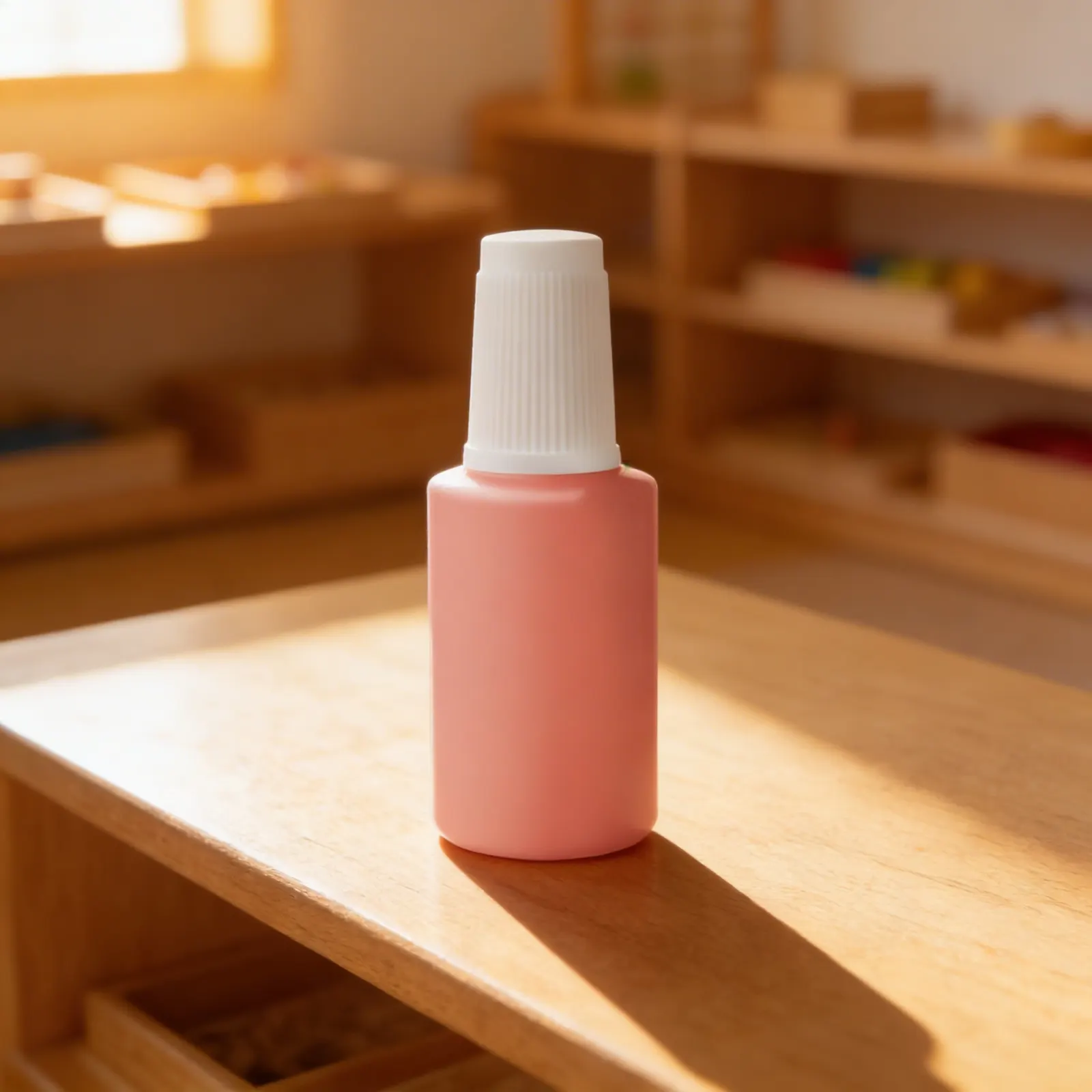 Reparaturfarbe: Rosa: Kind beim Lernen