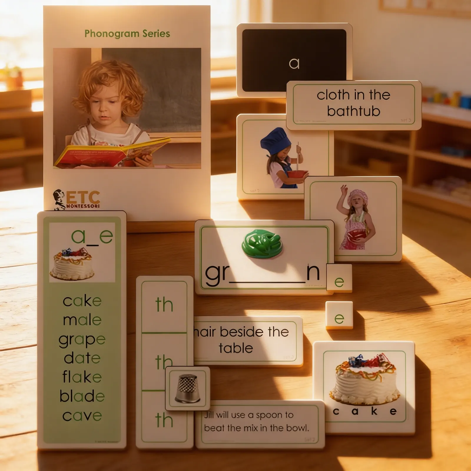 Green Phonogram Series: Advanced Reading Patterns: Child learning