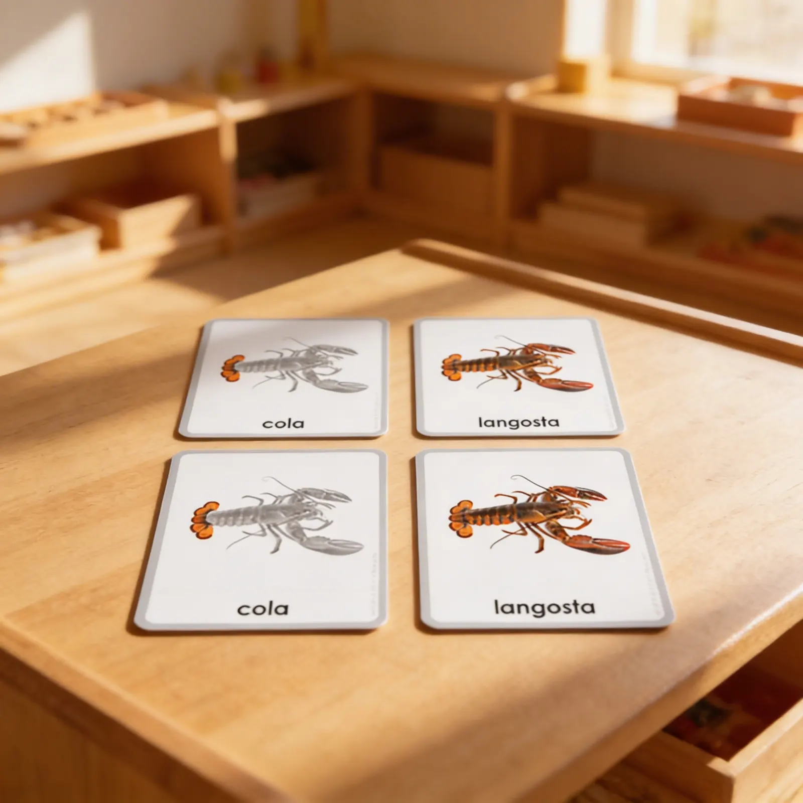 Části korýše: zoologické karty (španělsky): Detailní pohled