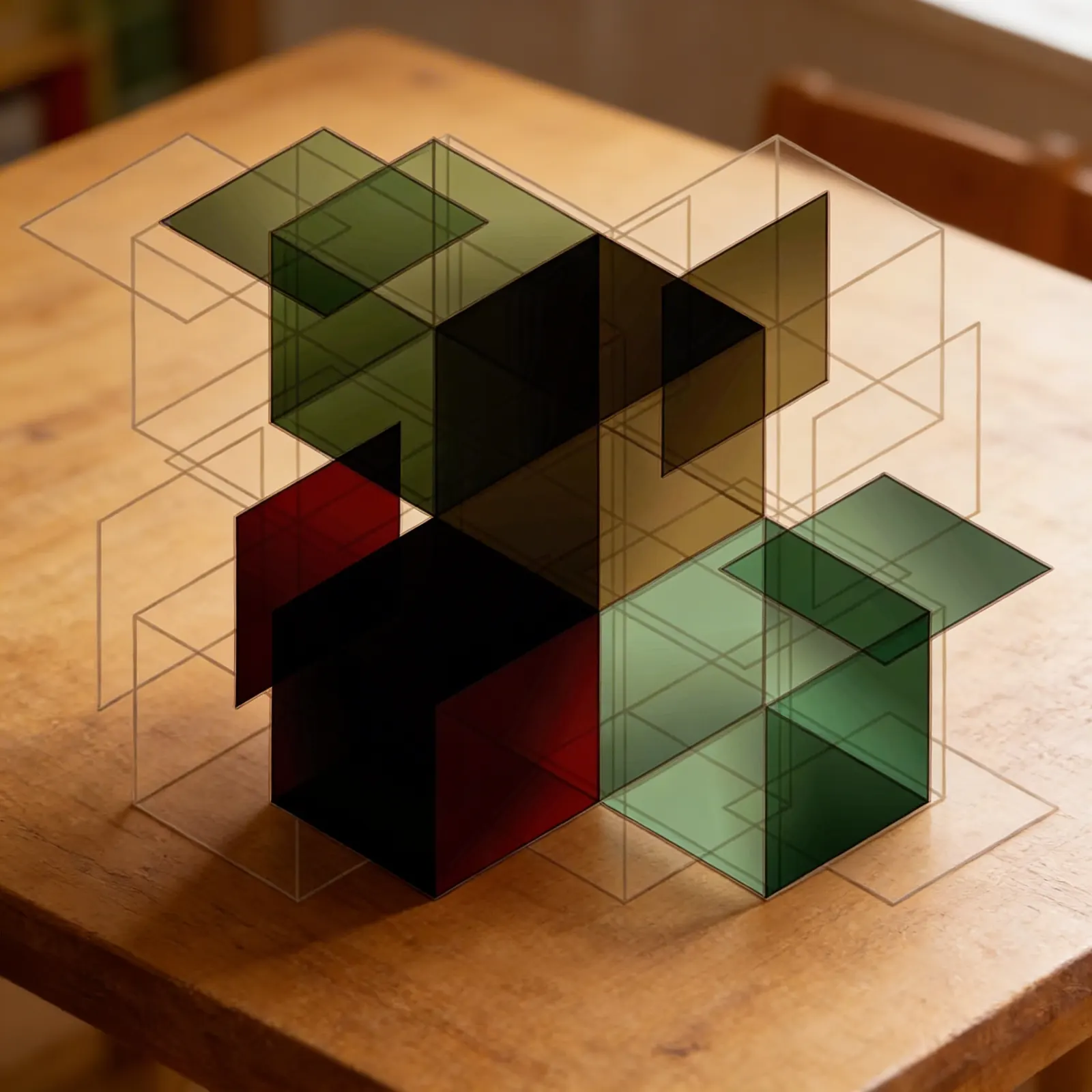 Geometrie pro vyšší stupeň: plocha: Detailní pohled