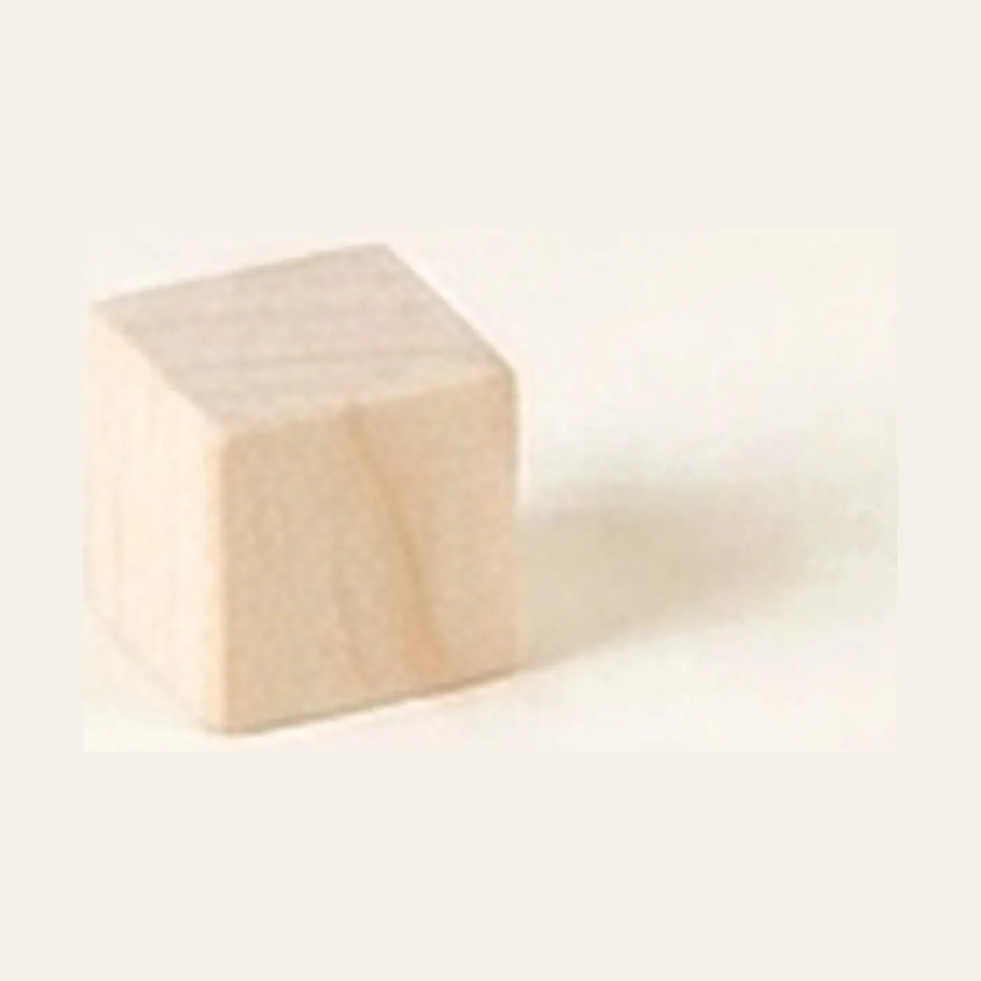 Unpainted Cube: 1x1x1 cm: Montessori material | Faborino