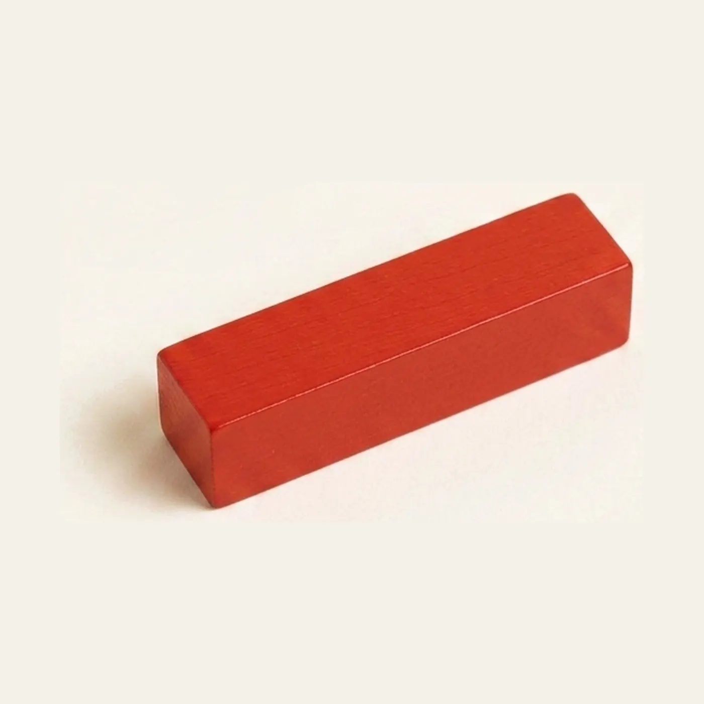 Red Rod Prism: 10cm Individual Piece for Length Exploration: Montessori material | Faborino
