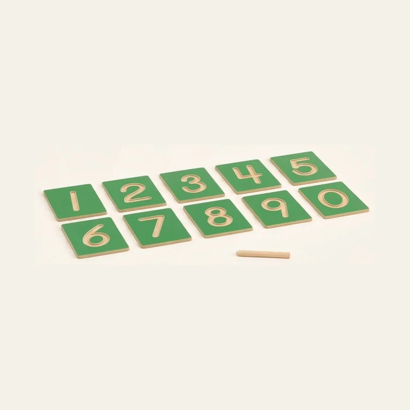 Hollow Number Shapes: US Version: Montessori material | Faborino