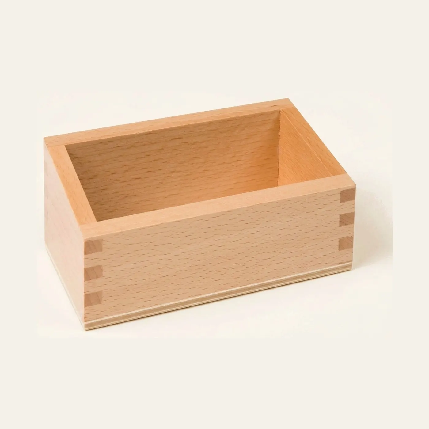 Cut-Out Numerals Storage Box: Wooden Organiser: Montessori material | Faborino