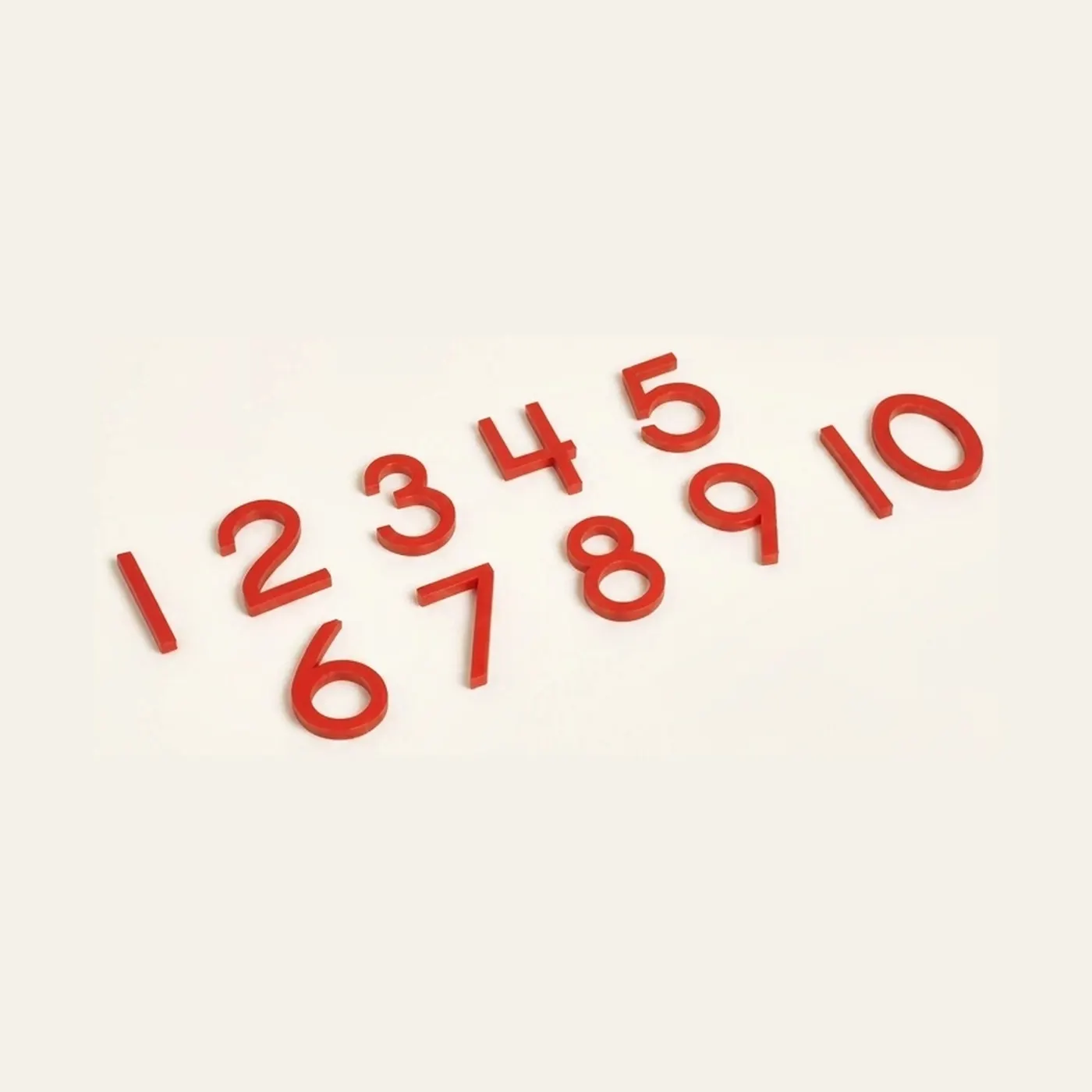 Cut-Out Numerals: US Version: Montessori material | Faborino