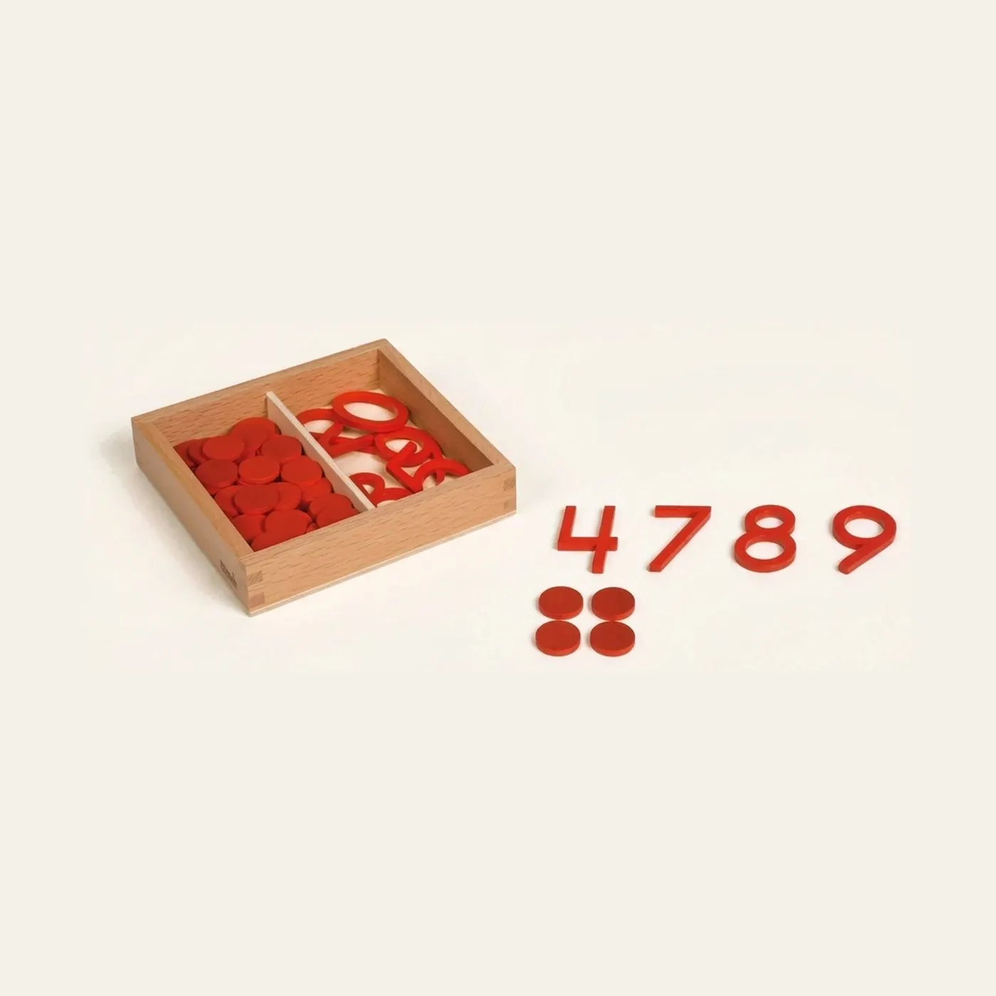 Cut-Out Numerals & Counters: US Version: Montessori material | Faborino