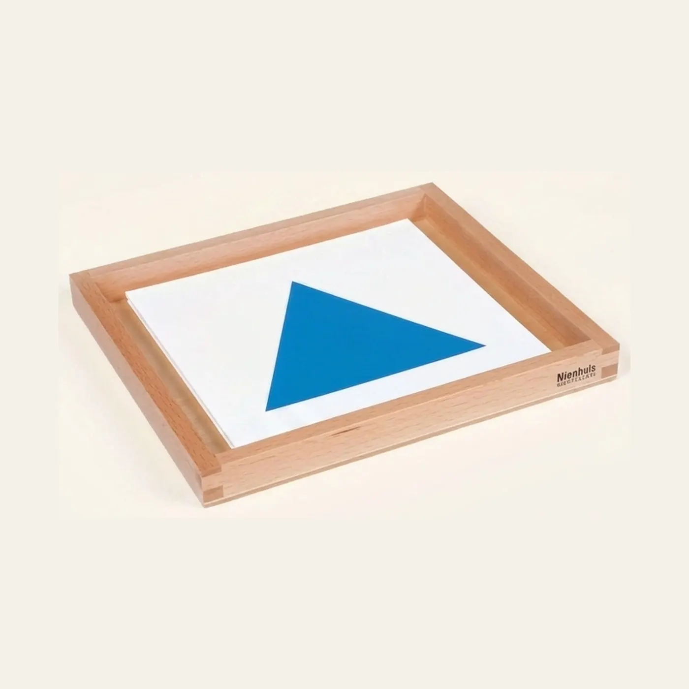 Geometric Form Cards Tray: Basic Shapes Visual Presentation: Montessori material | Faborino