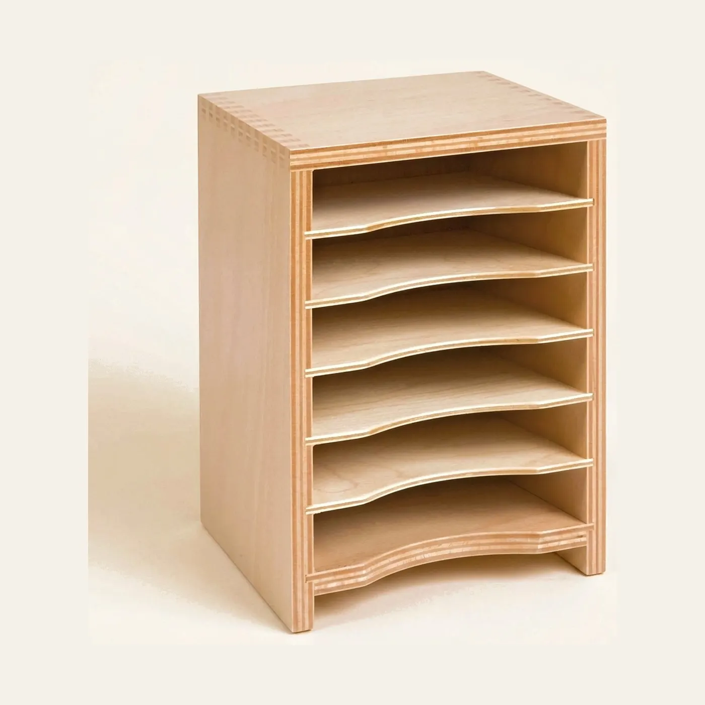 Geometric Form Card Cabinet: Organised Storage for Shape Cards: Montessori material | Faborino