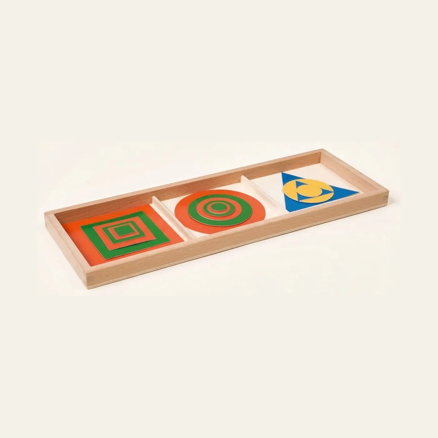 Inscribed And Concentric Figures: Plastic: Montessori material | Faborino