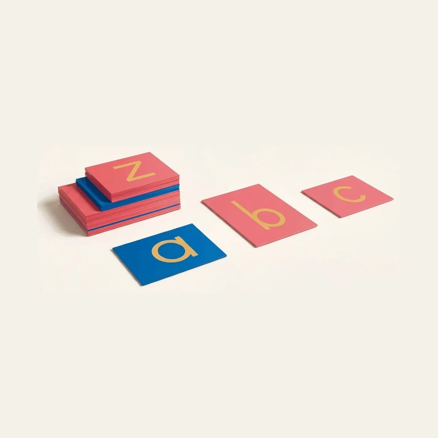 Sandpaper Letters: International Print: Montessori material | Faborino