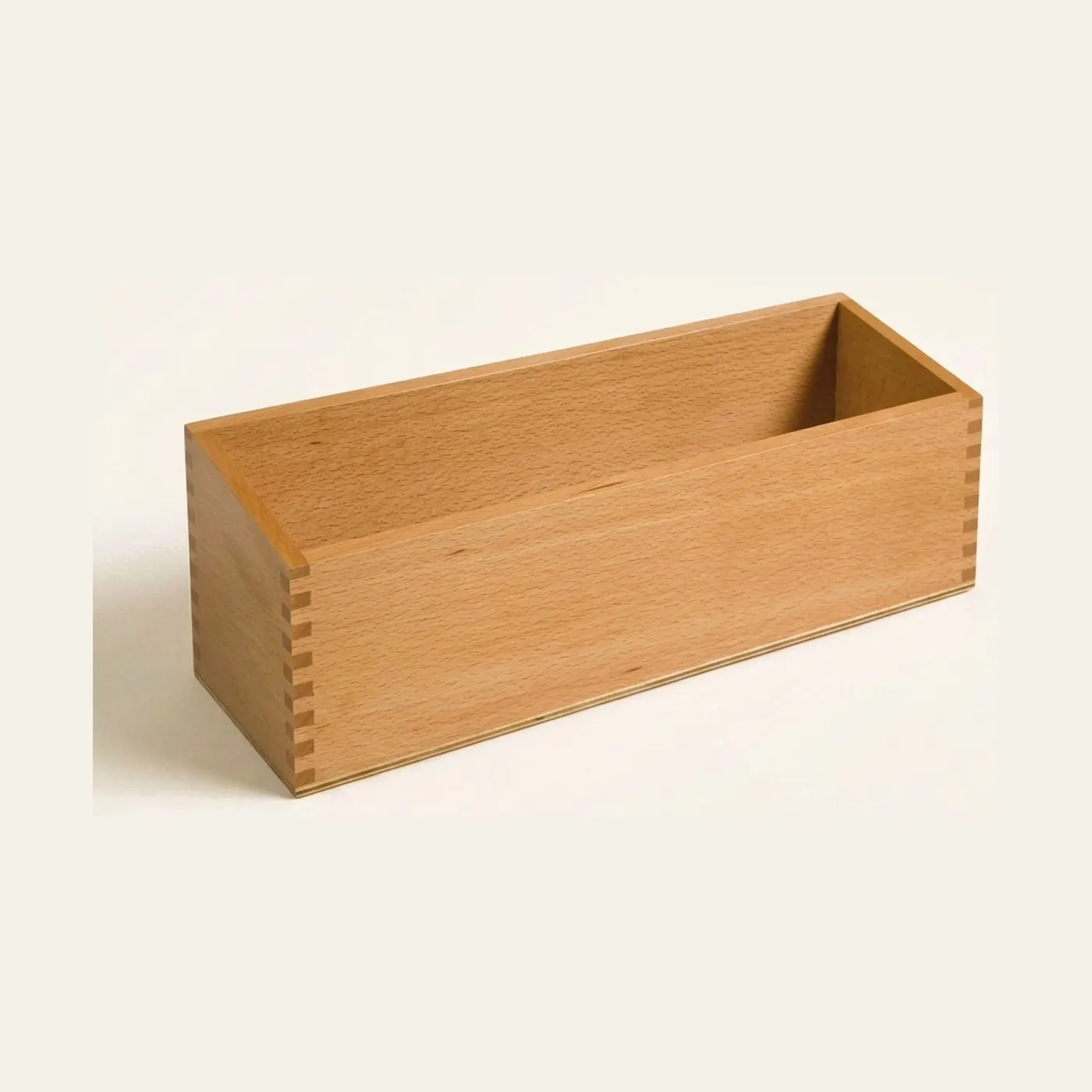 Double Sandpaper Letters Box: Wooden Storage: Montessori material | Faborino