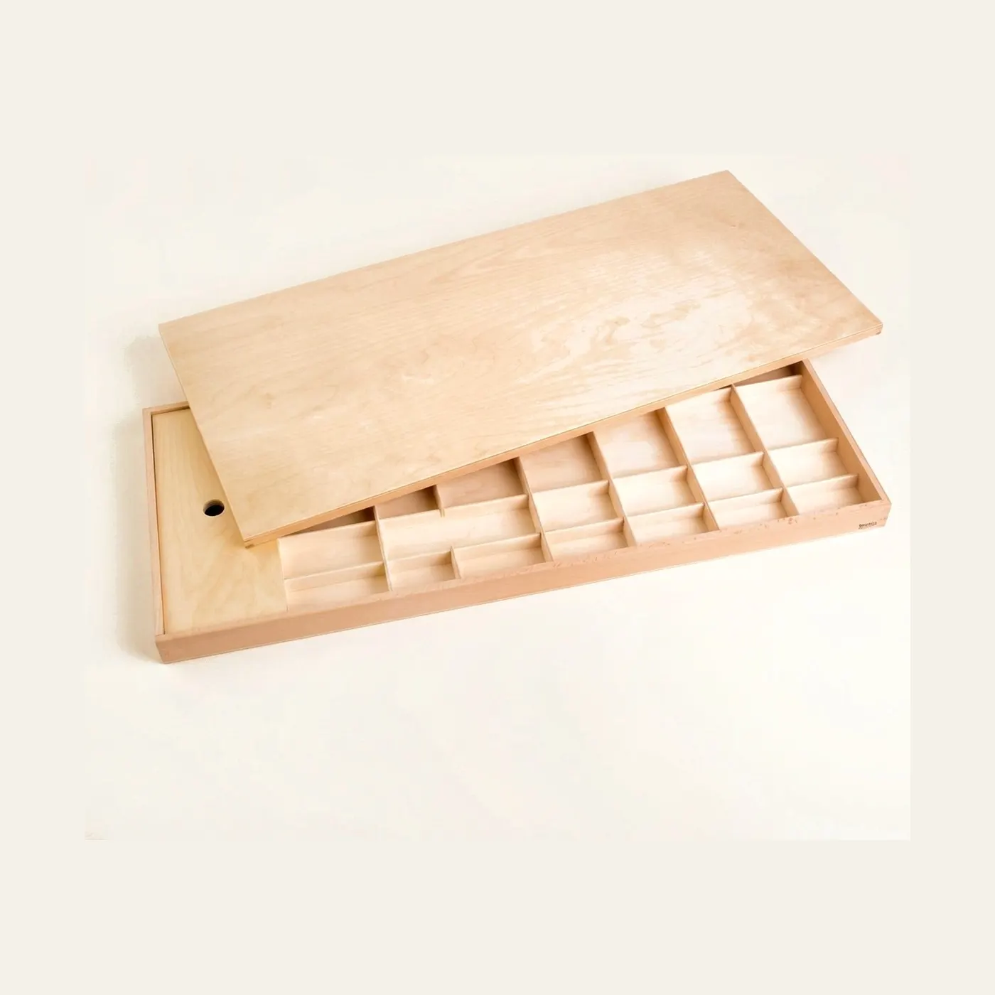 Movable Alphabet Box: Medium Storage for Letter Organization: Montessori material | Faborino