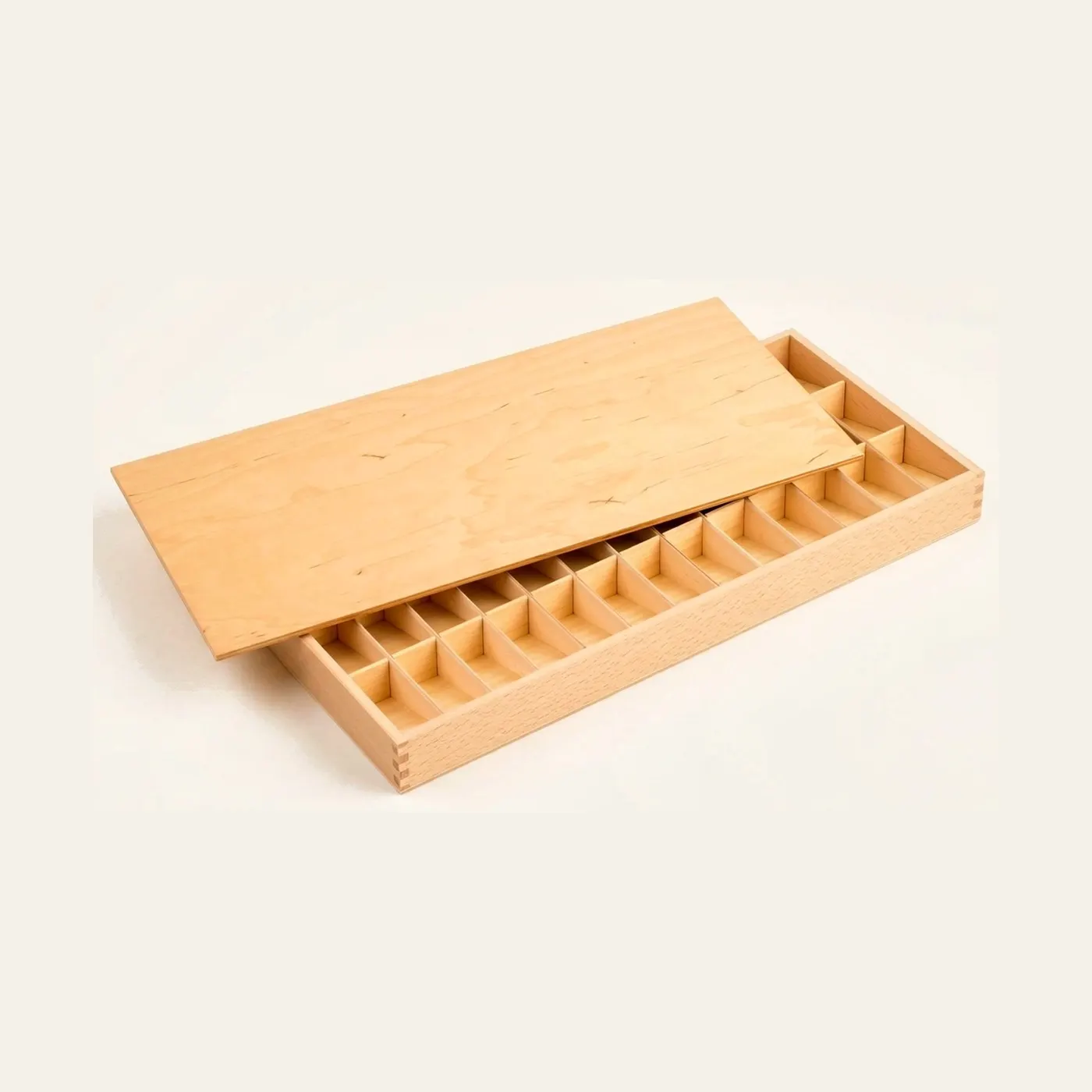 Printed Alphabet Box: Organised Storage for Moveable Letters: Montessori material | Faborino