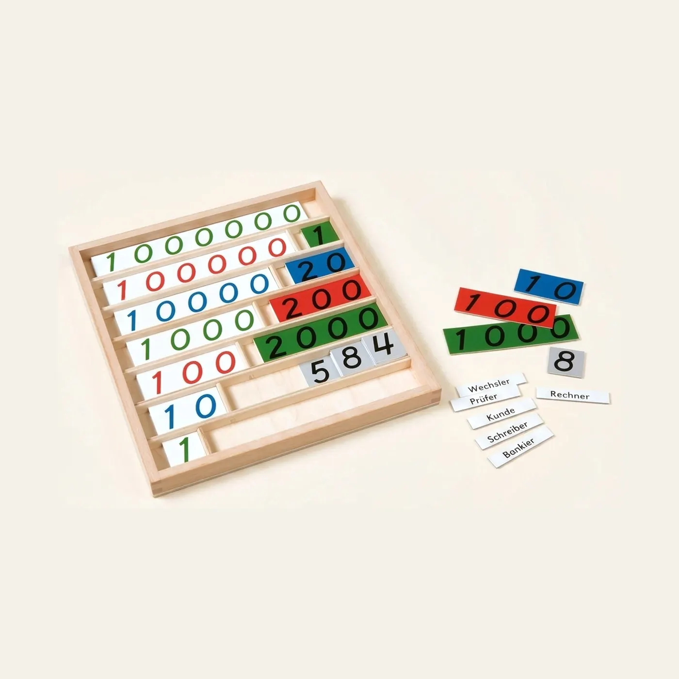 Bank Game: Decimal System Operations: Montessori material | Faborino