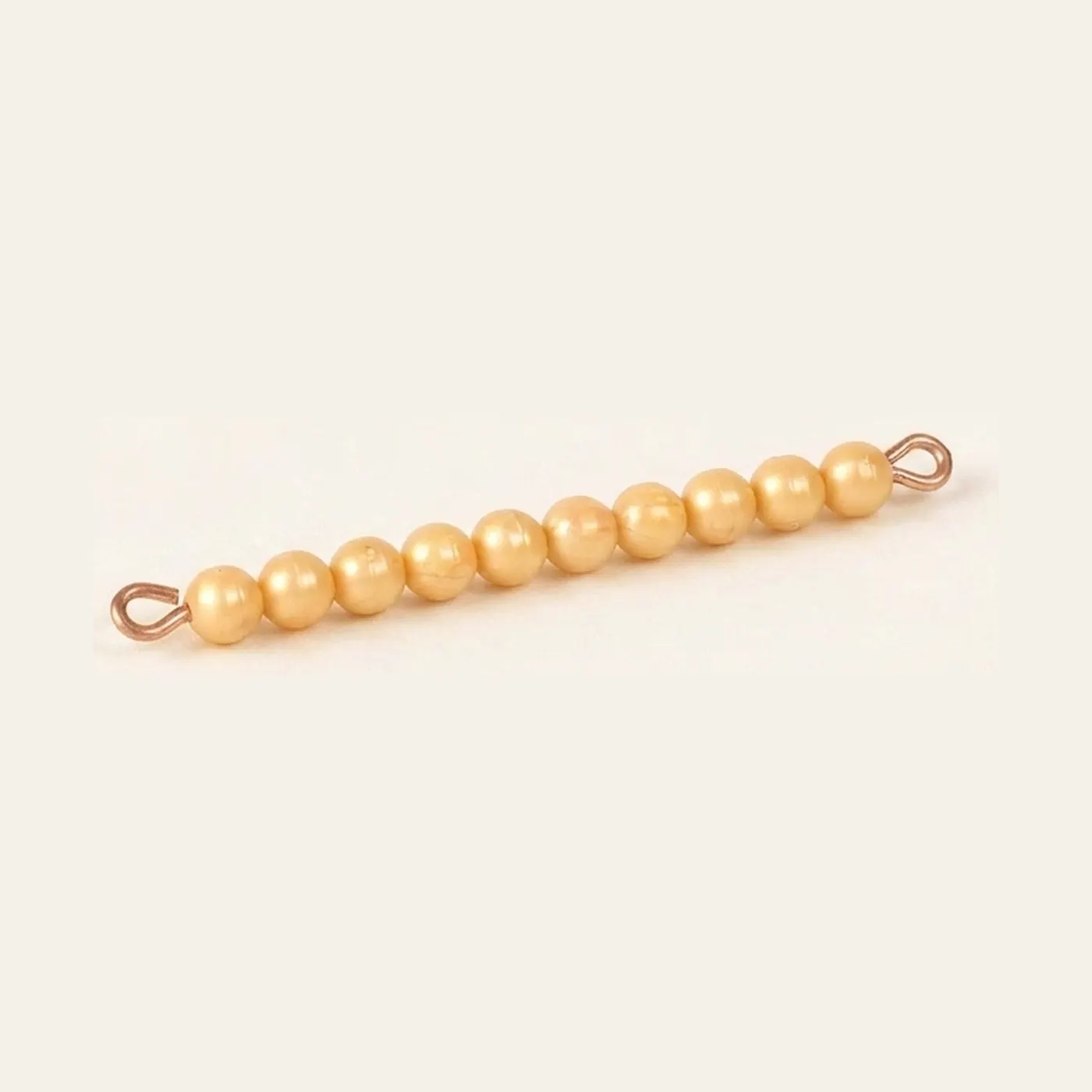 Individual Nylon Bar Of 10: Gold: Montessori material | Faborino