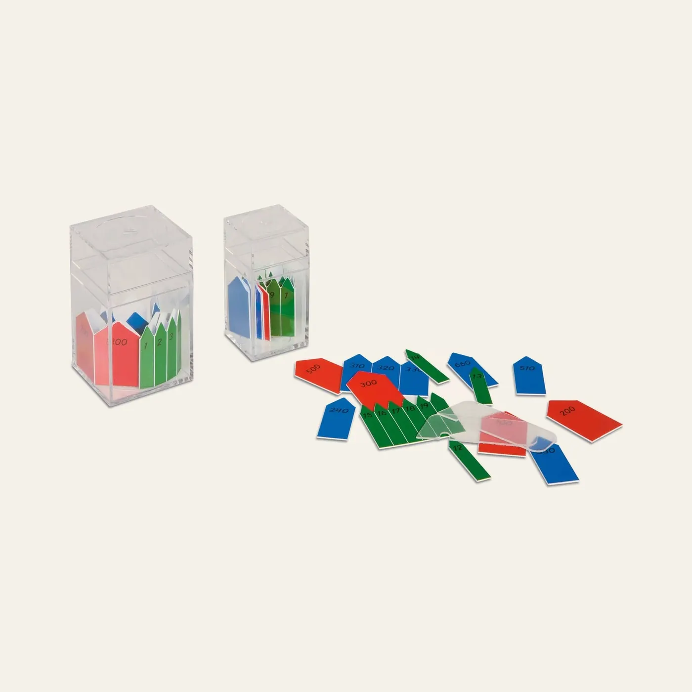 Printed Arrows: 100 / 1000 Bead Chains: Montessori material | Faborino