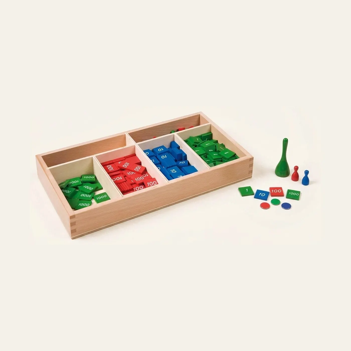 Stamp Game: Mathematical Operations: Montessori material | Faborino