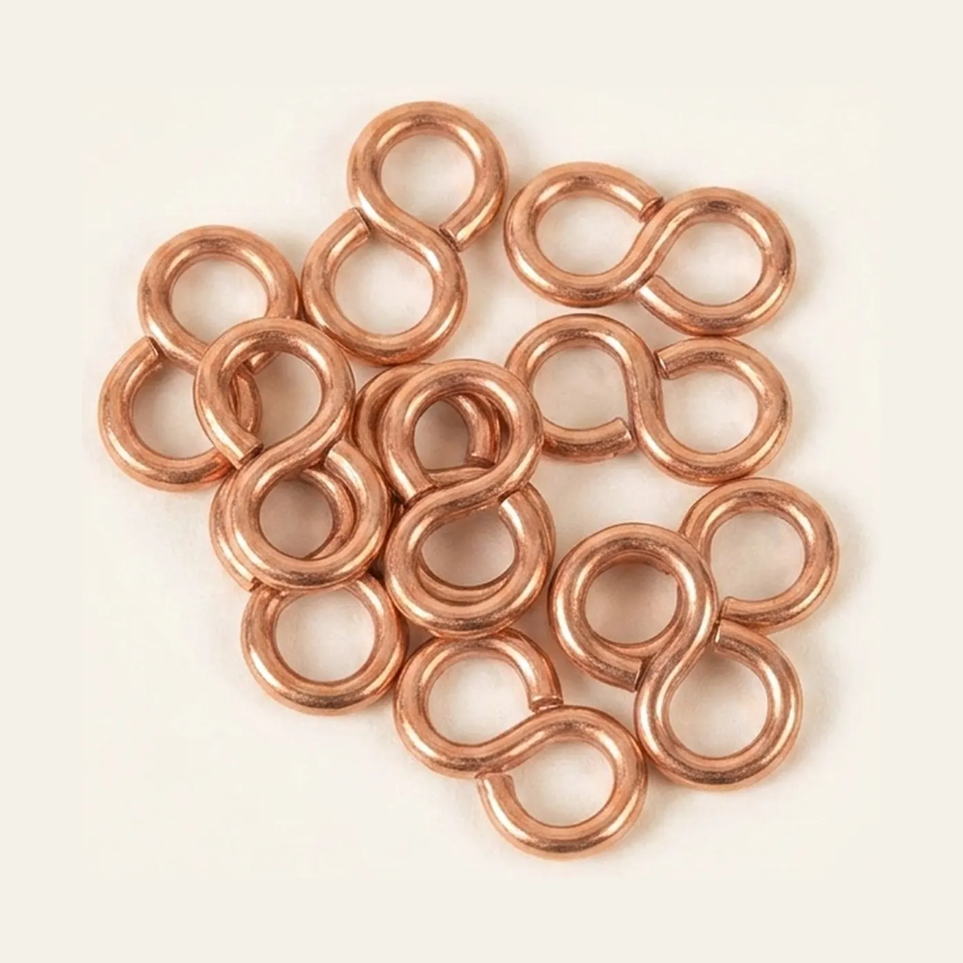 S-Hooks For Chains: Copper (10): Montessori material | Faborino