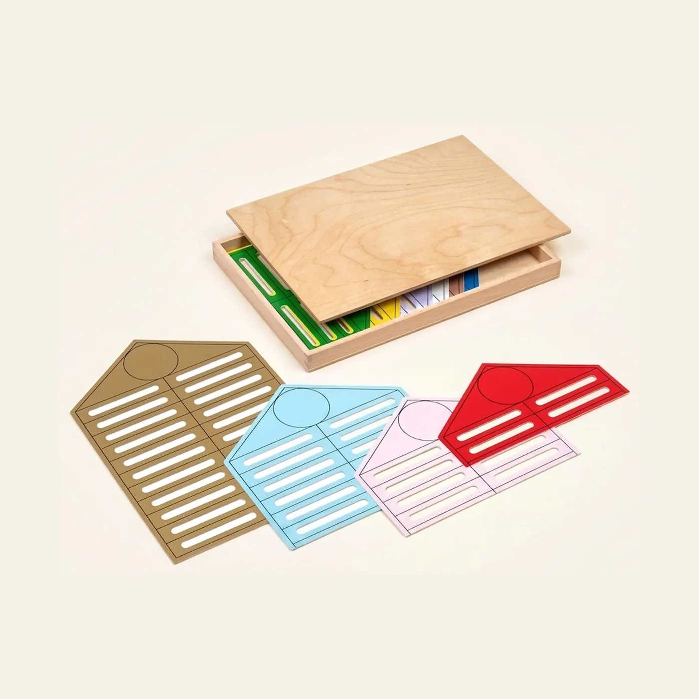 Bead Houses for Place Value: Montessori material | Faborino