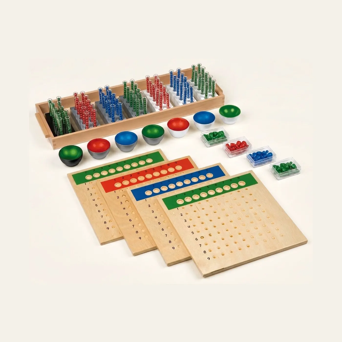 Long Division: Mathematics Material: Montessori material | Faborino