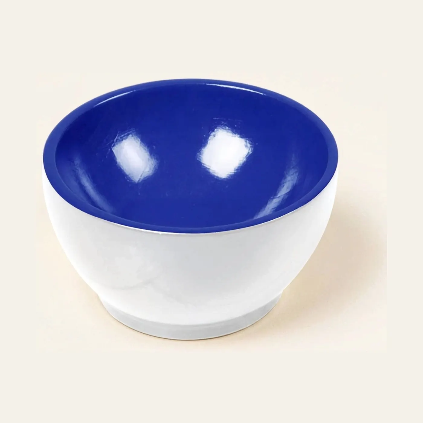 Wooden Cup: White / Blue: Montessori material | Faborino