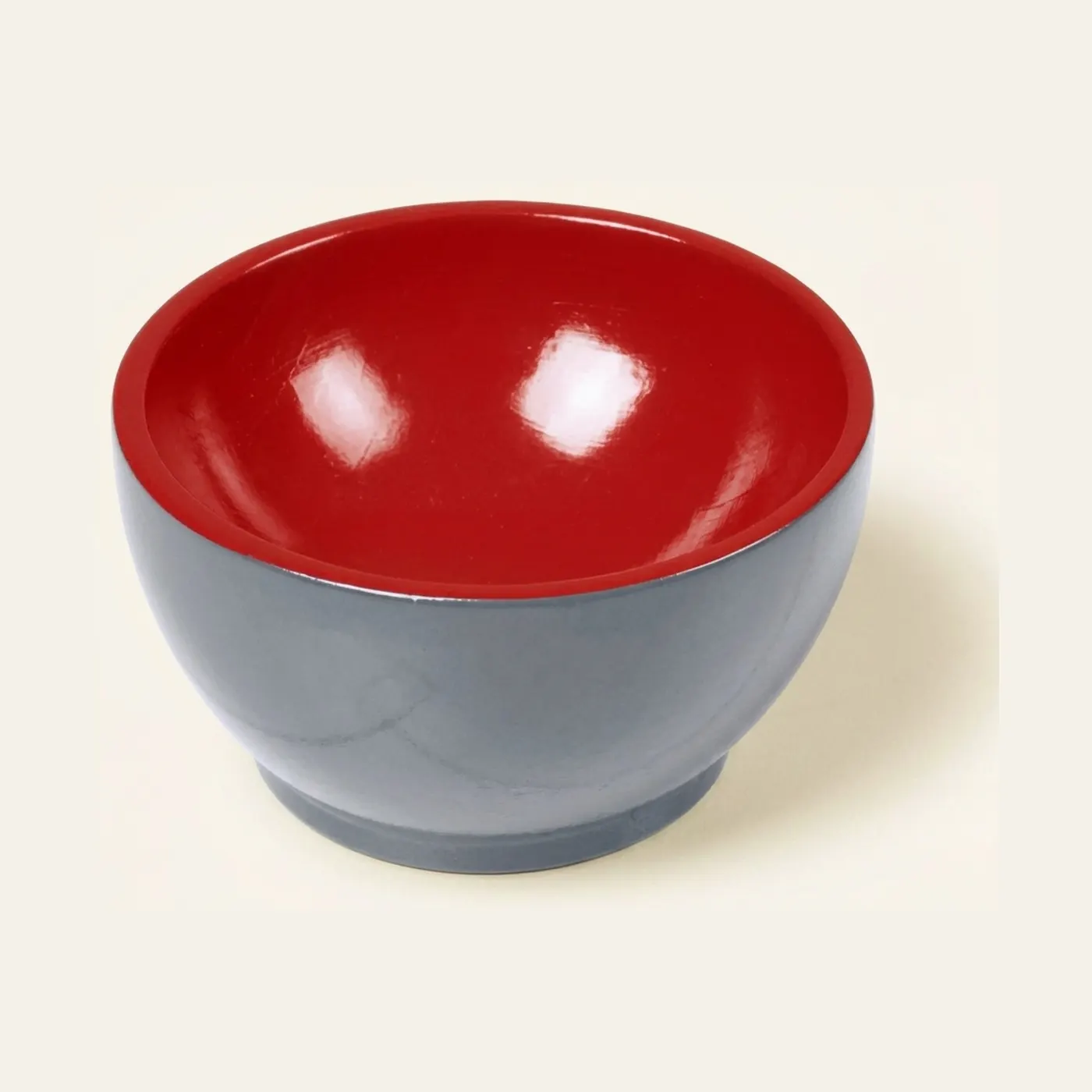Wooden Cup: Gray / Red: Montessori material | Faborino
