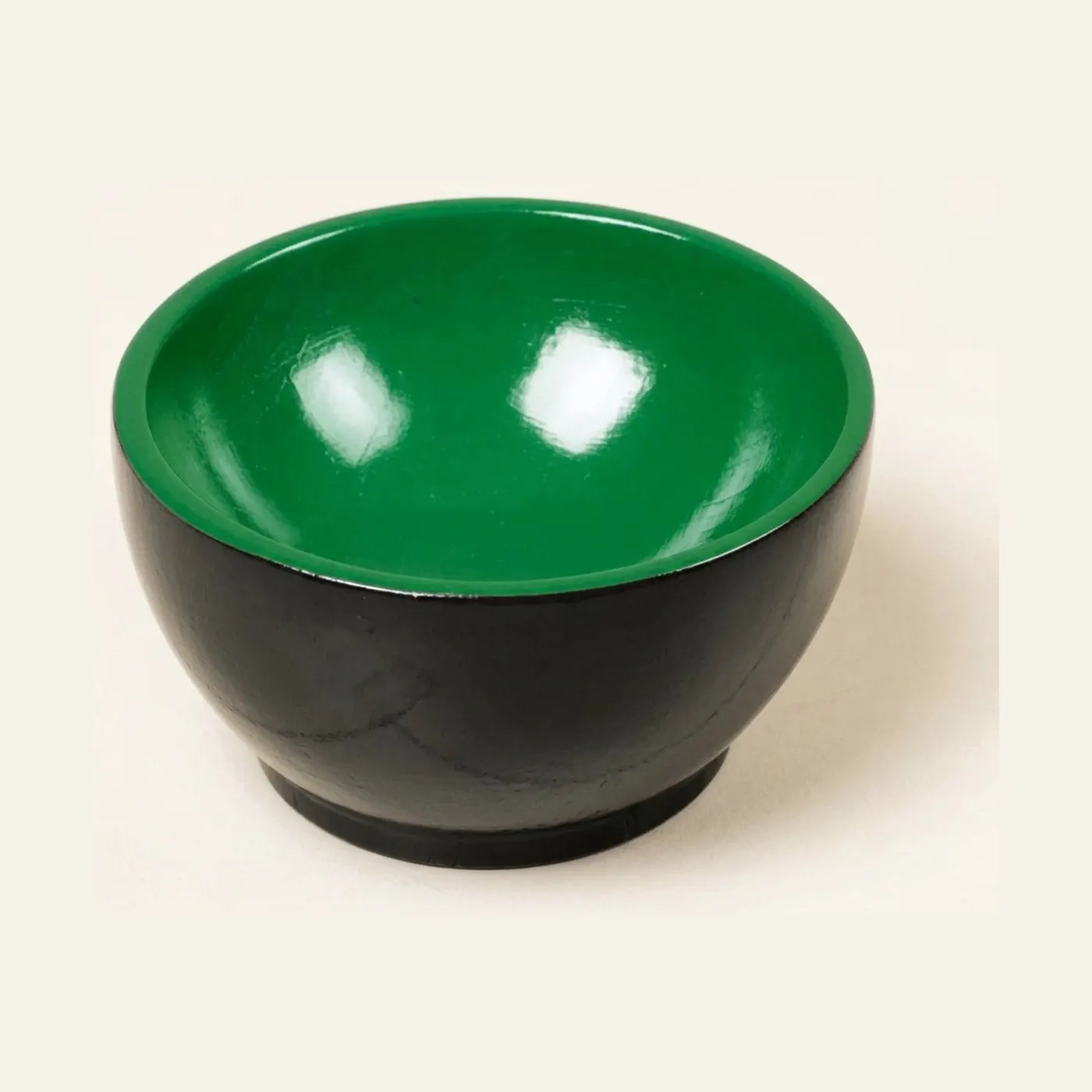 Wooden Cup: Black / Green: Montessori material | Faborino