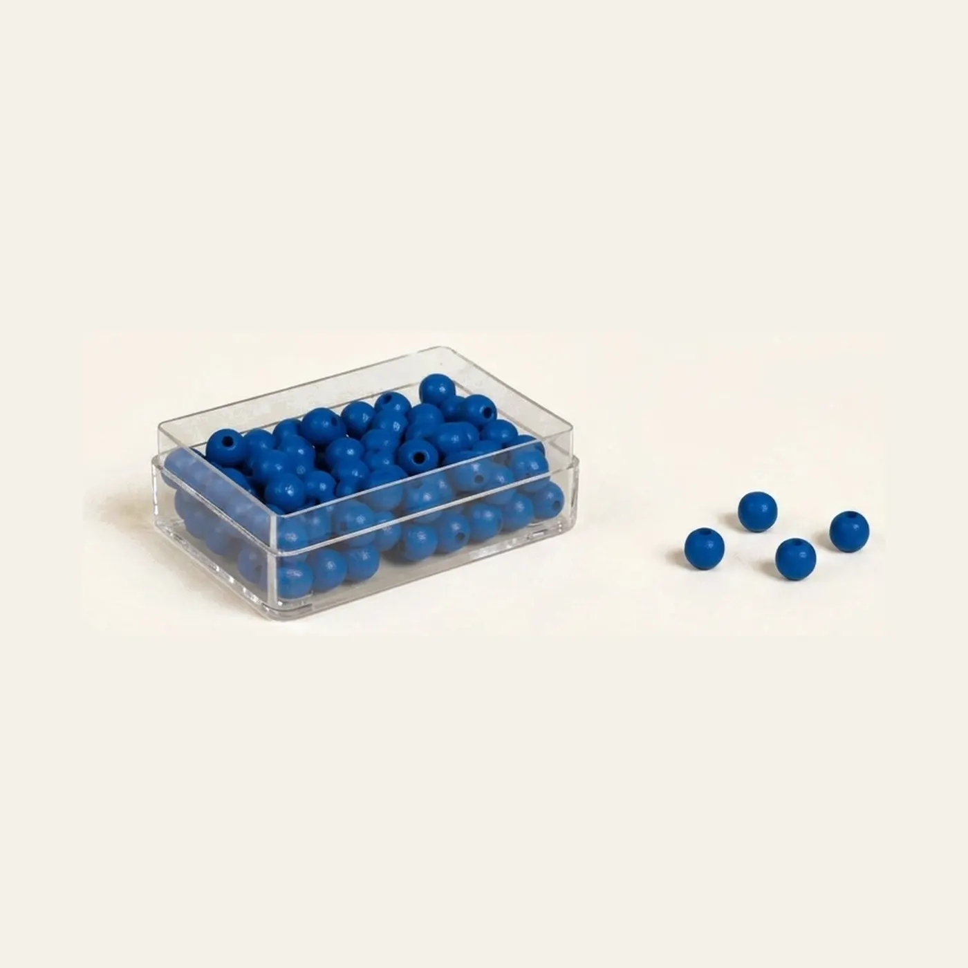Blue Beads (100): Montessori material | Faborino