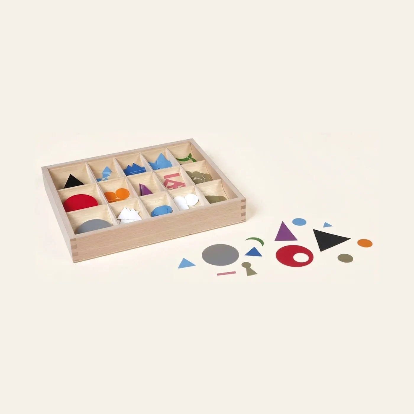 Grammar Symbols Set: Plastic Colour-Coded Parts of Speech: Montessori material | Faborino