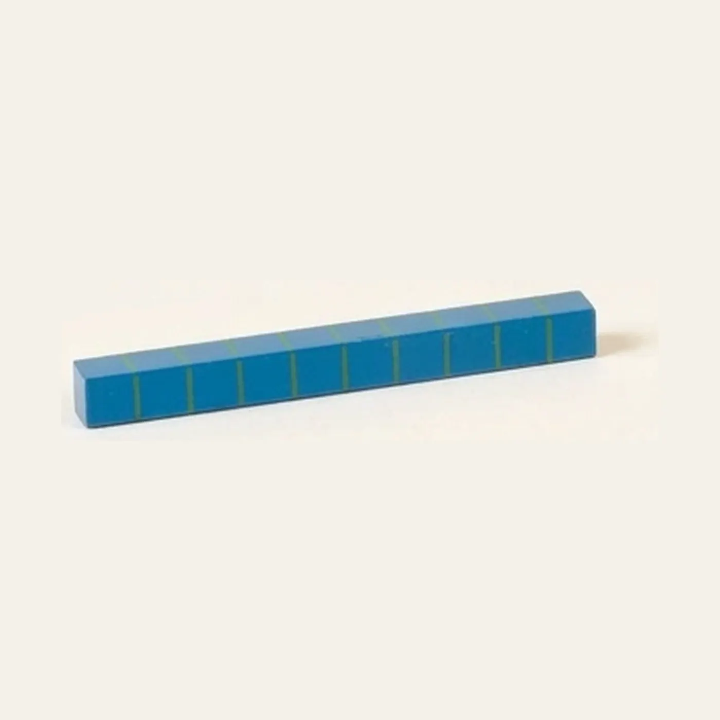 Blue Geometric Bar: 50mm Length & Quantity Concept Introduction: Montessori material | Faborino