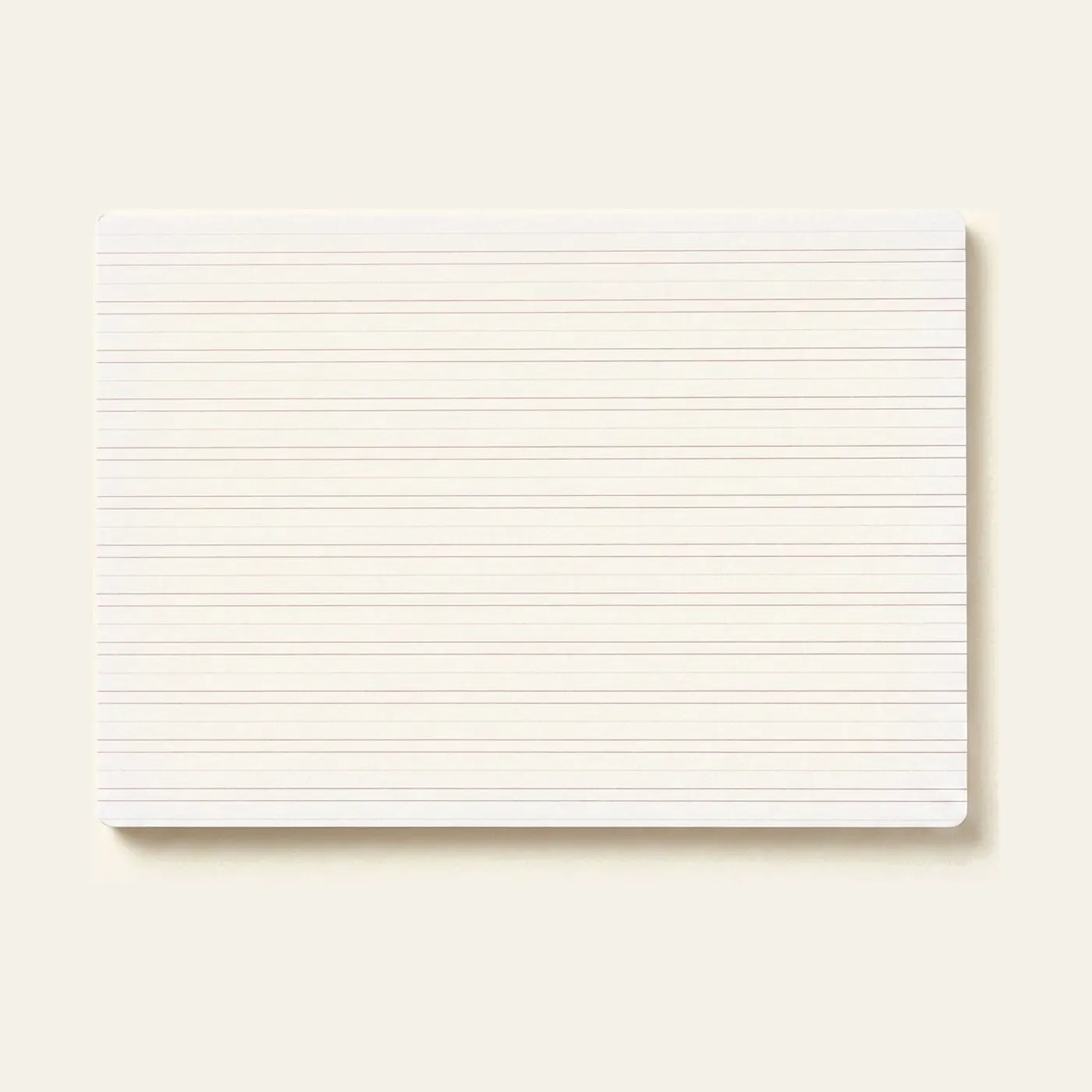 Double Lined Paper: Narrow Lines (250): Montessori material | Faborino