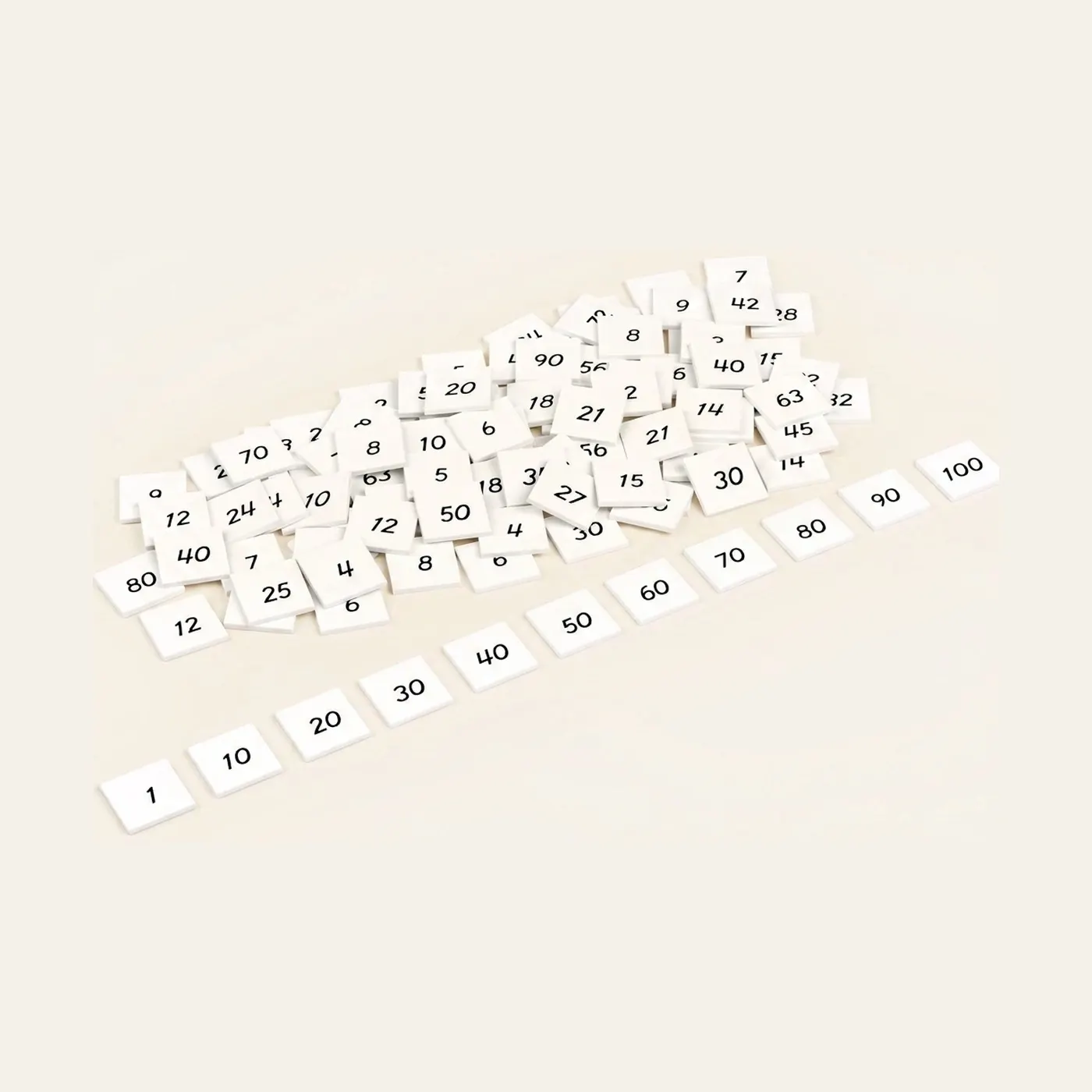 Pythagoras Board: Tiles Only: Montessori material | Faborino