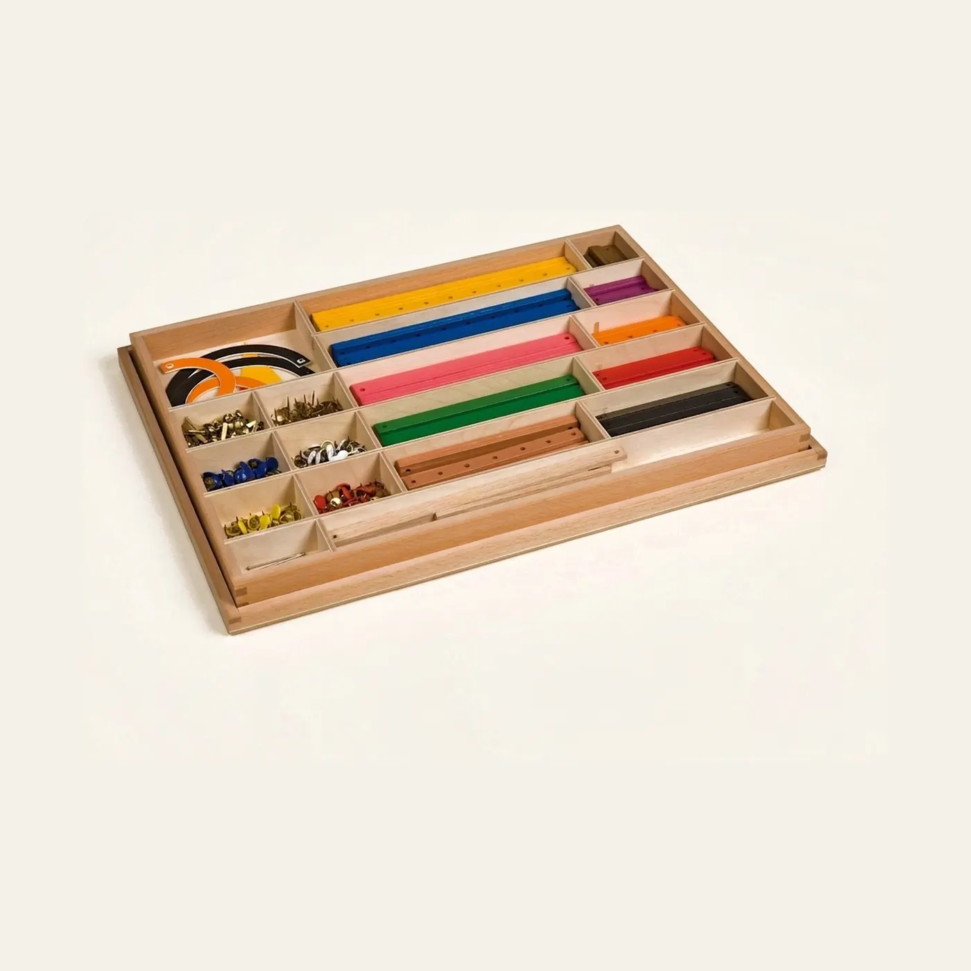 Geometric Stick Material: 2D & 3D Construction Set: Montessori material | Faborino