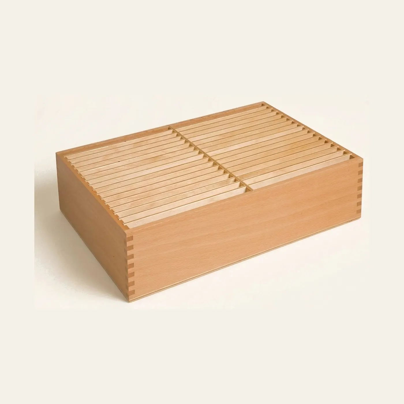 Botany Cards Storage Box: Third Set Wooden Organization System: Montessori material | Faborino