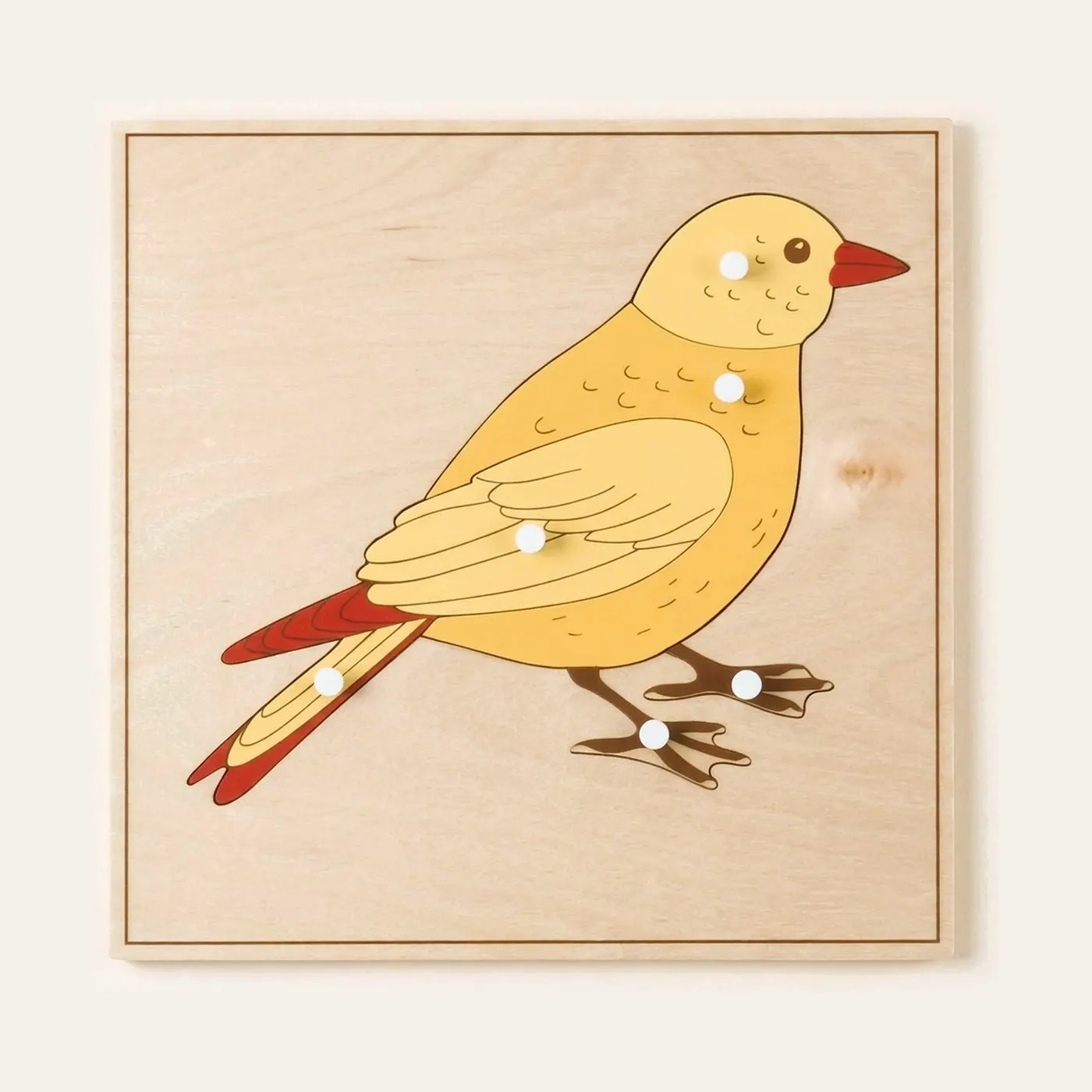 Animal Puzzle: Bird: Montessori material | Faborino