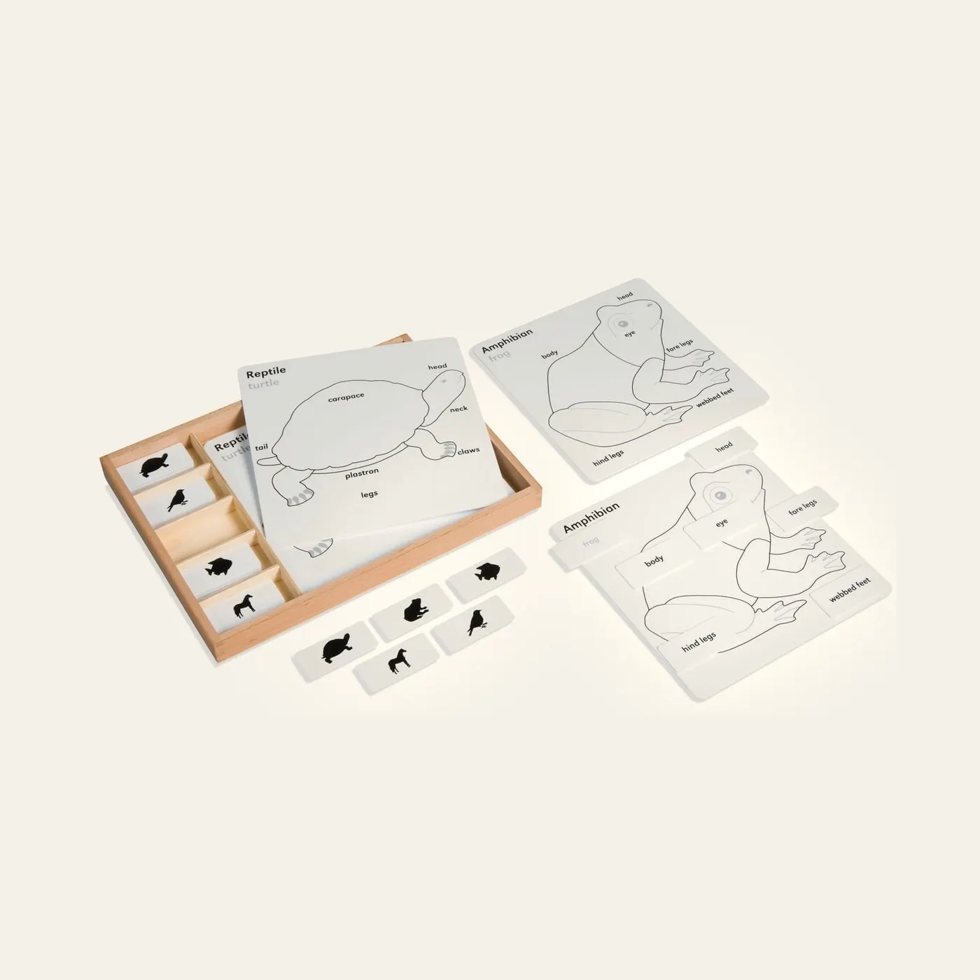 Animal Puzzle Activity Set: Montessori material | Faborino