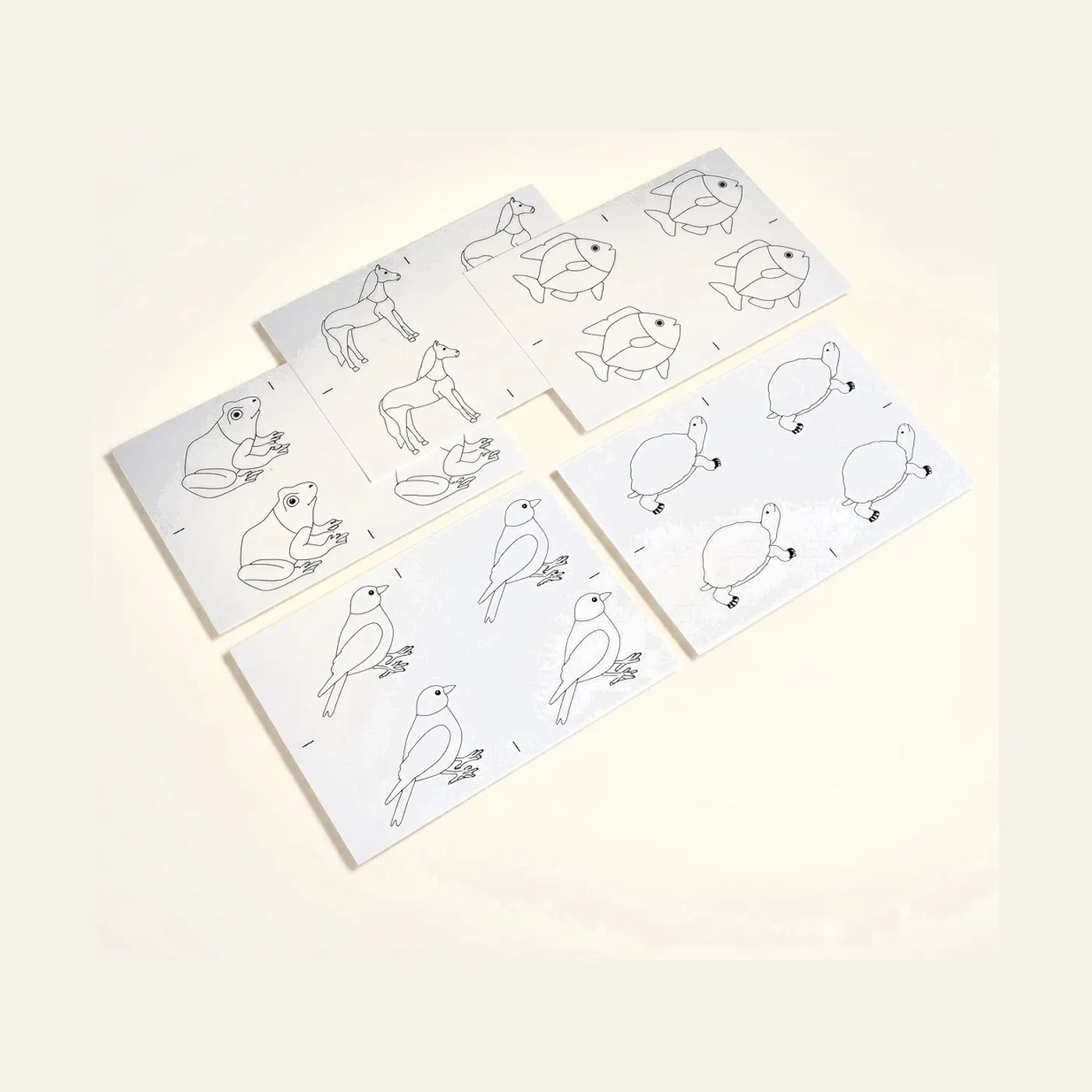 Animal Puzzle: Copy Masters: Montessori material | Faborino