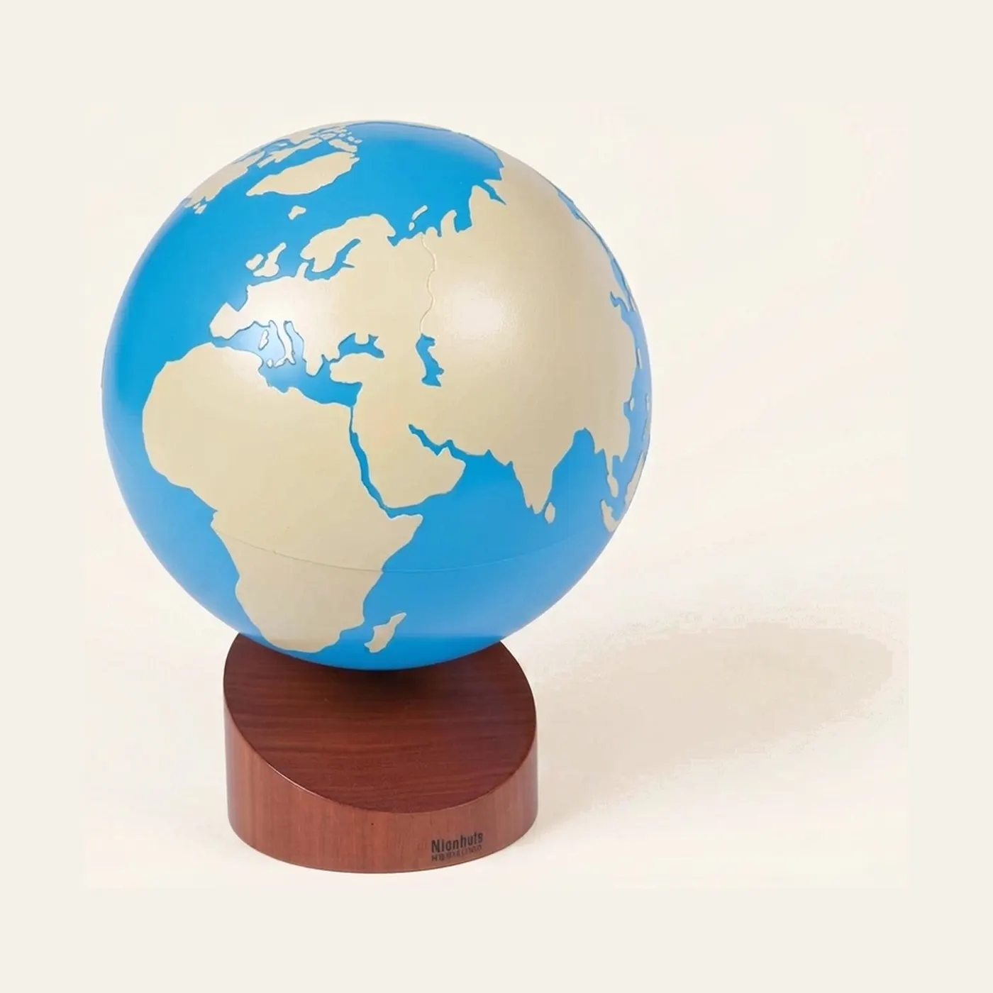 Globe Of Land And Water: Painted: Montessori material | Faborino