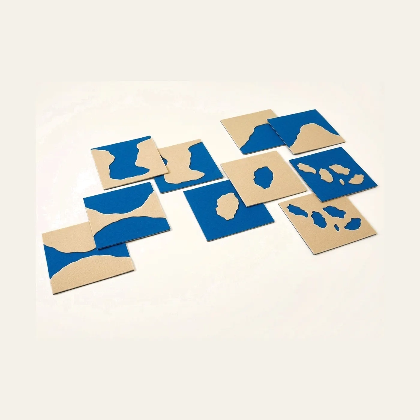 Land Form Cards: Montessori material | Faborino