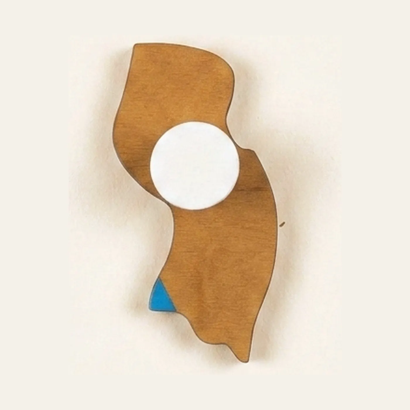 Puzzle Piece Of Usa: New Jersey: Montessori material | Faborino
