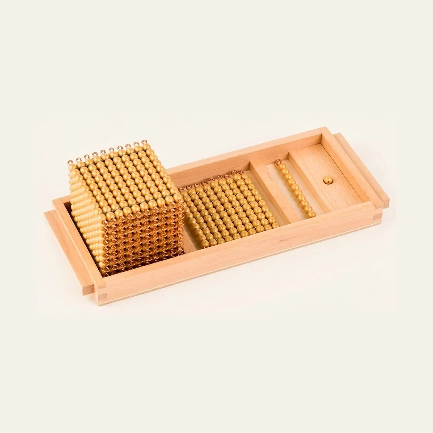 Introduction To Decimal Quantity: Individual Beads Nylon (Nienhuis): Montessori material | Faborino