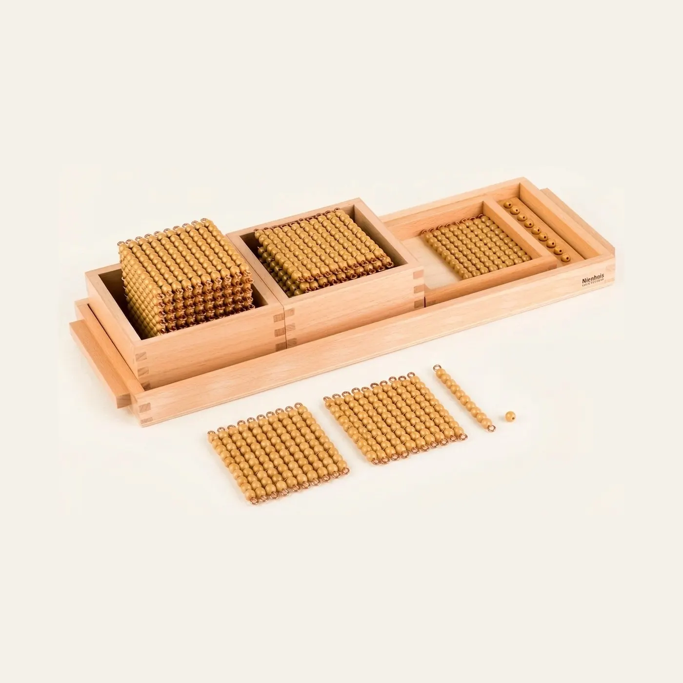 Introduction To The Decimal System: Individual Beads Nylon (Nienhuis): Montessori material | Faborino