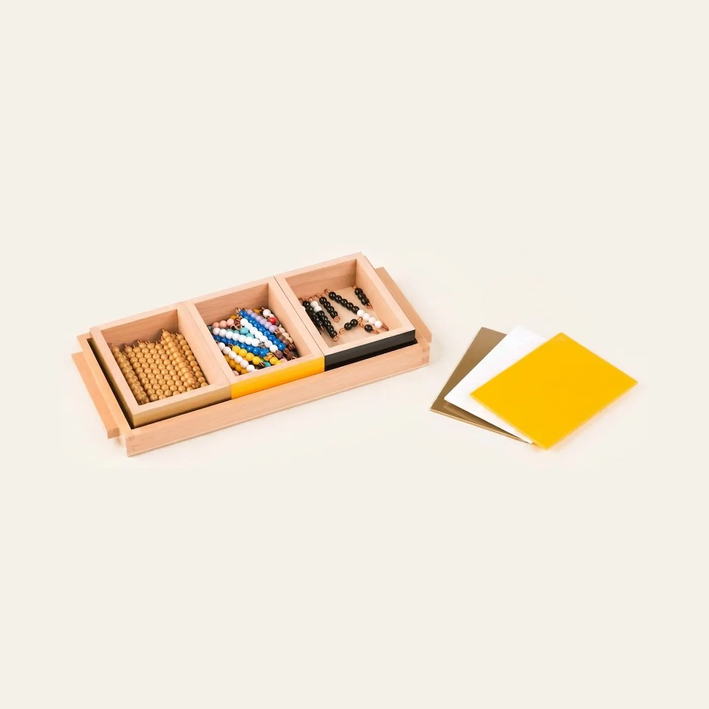 Multiplication Snake Game: Individual Beads Nylon: Montessori material | Faborino